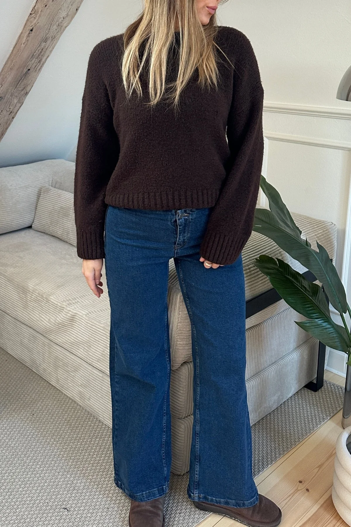 Miley Wide Jeans – Mittelblau - Image 3