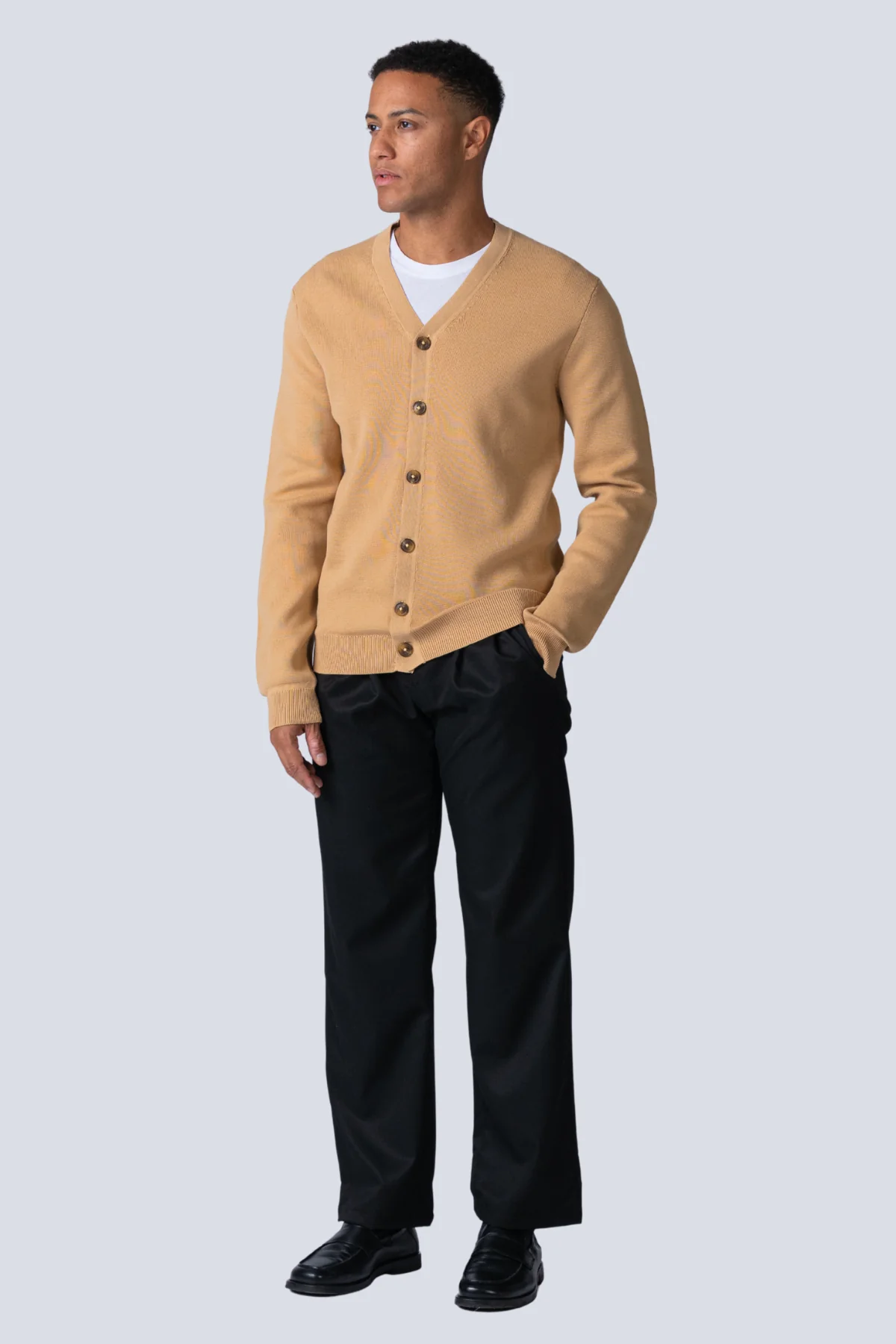 Milo Strick -Strickjacke - Sand - Image 6