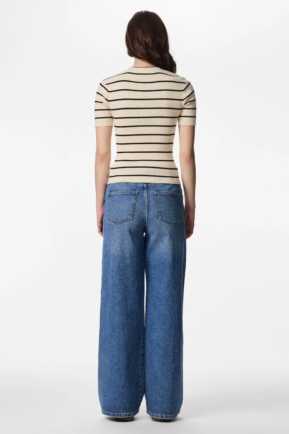 Mira O-Neck-Strick – Birke Schwarz - Image 4