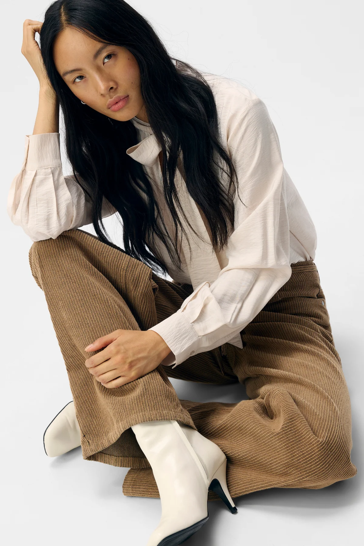 Moji Alima Wide Jeans - Tannin Black - Image 3
