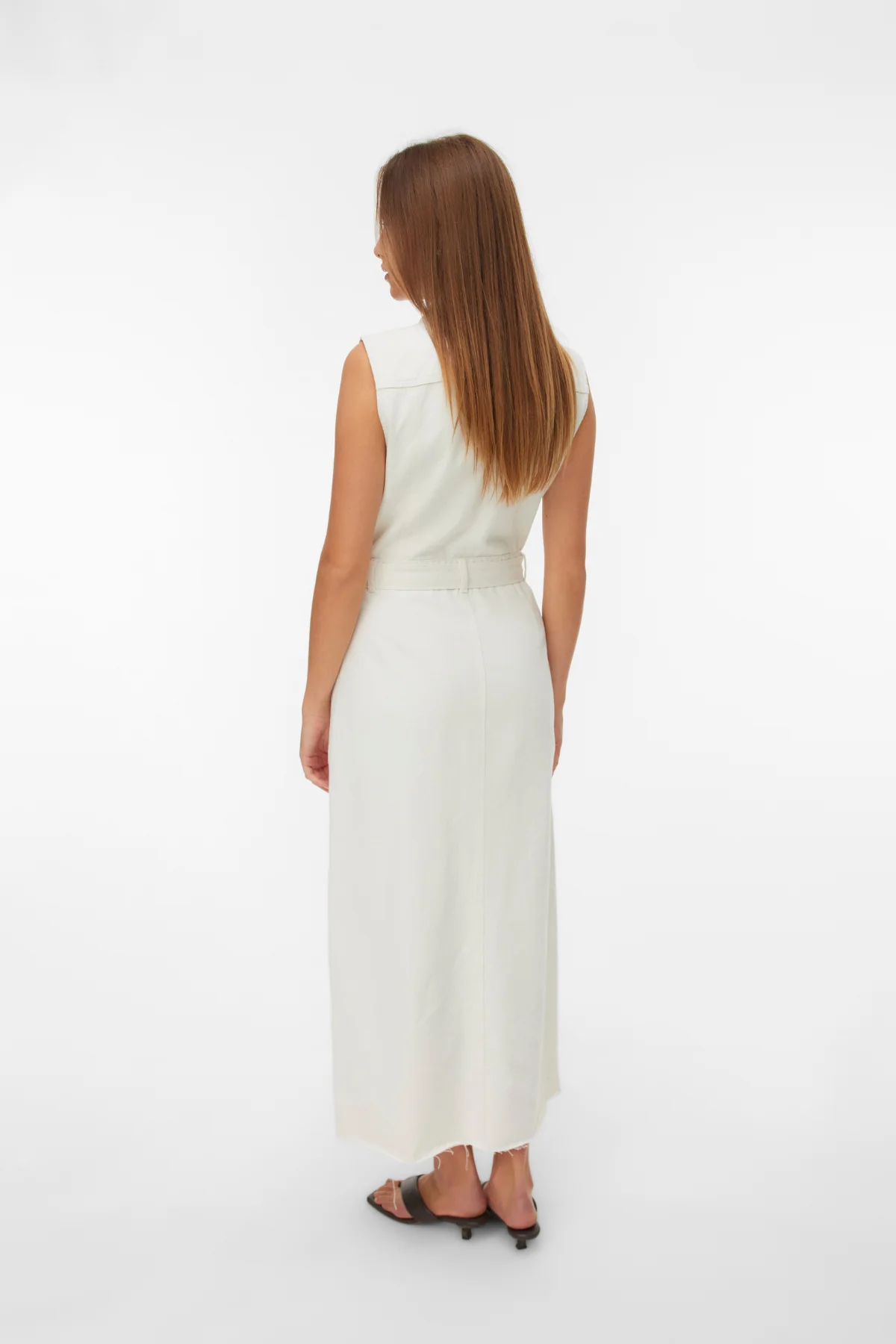 Molly Ank Jeanskleid – Ecru - Image 2