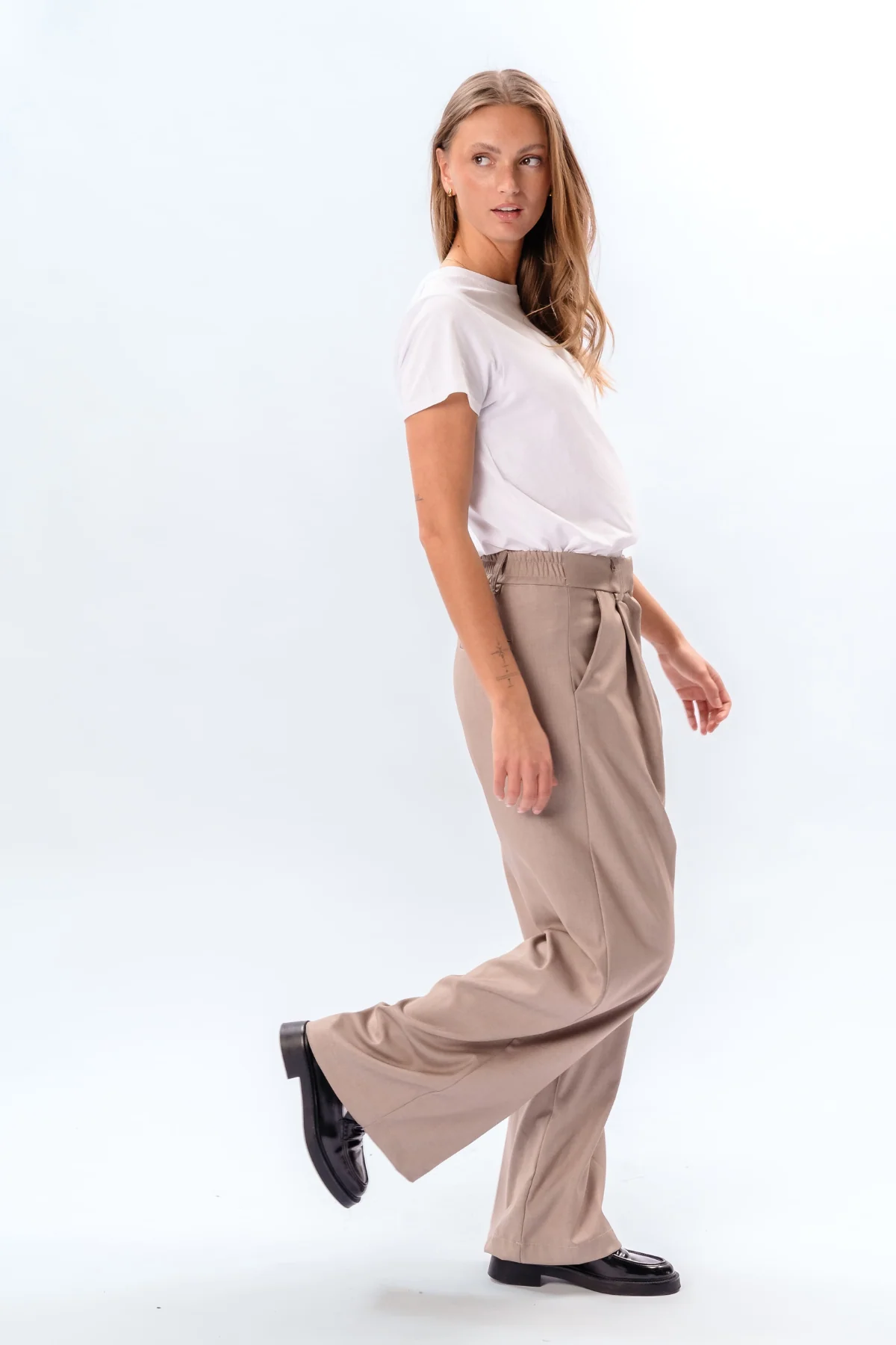 Nadia Pants - Beige - Image 3