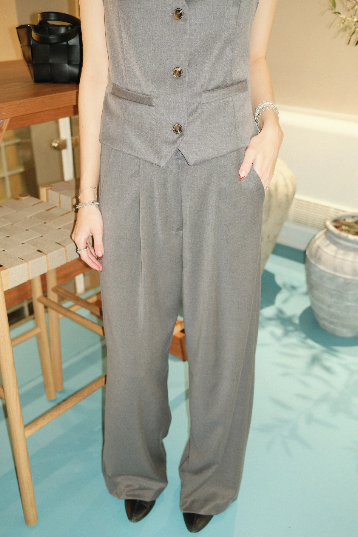 Nadia Pants - Dunkelgrau - Image 4