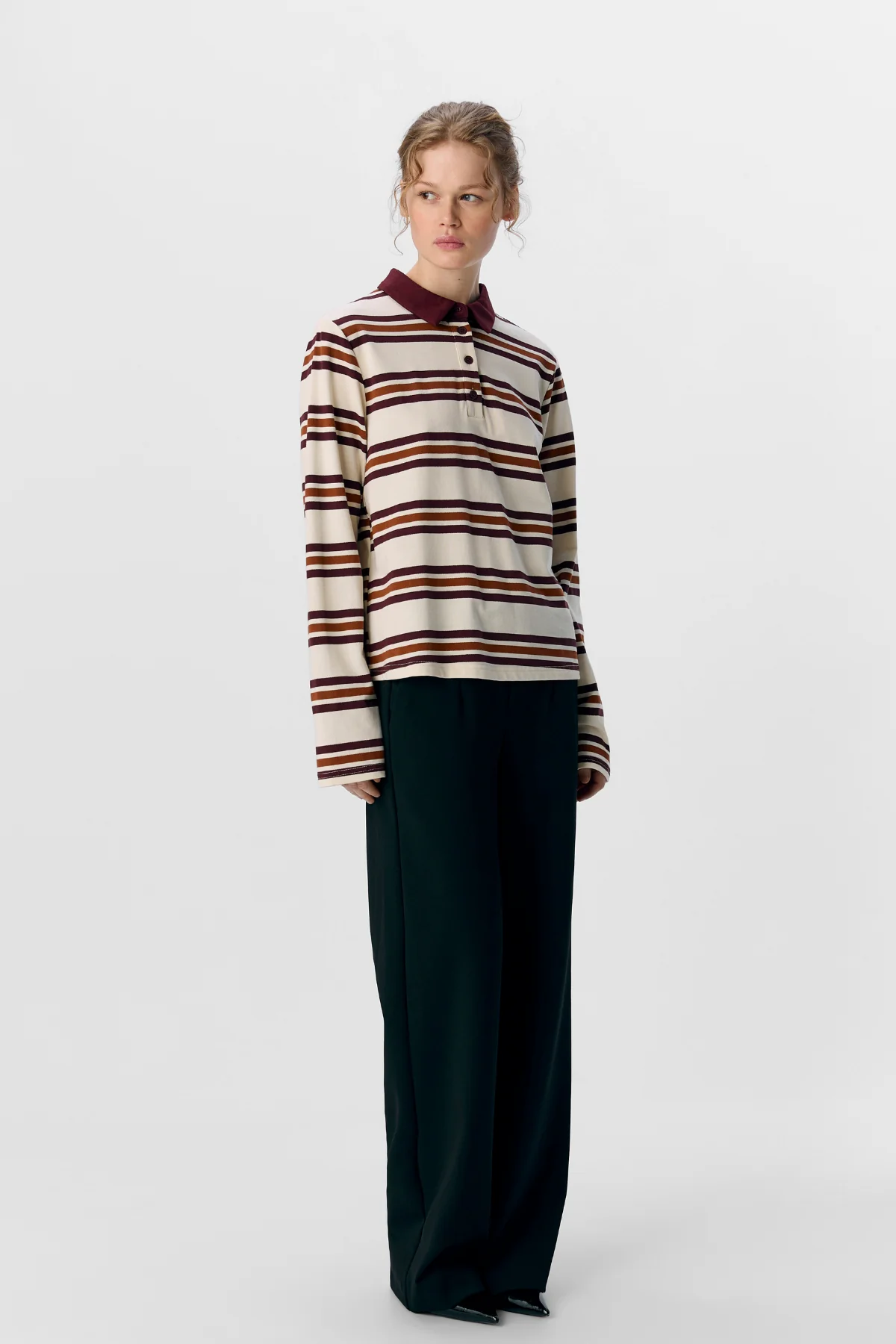 Nana L/S Polo Top - Java - Image 5