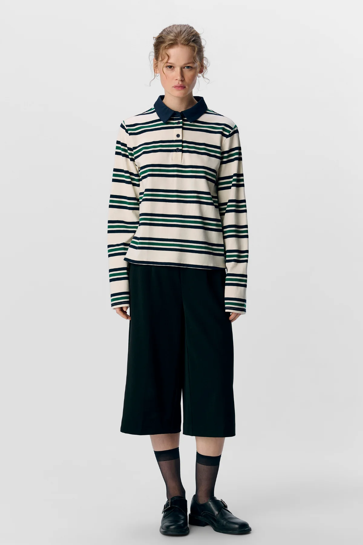 Nana L/S Polo Top - Sky Captain - Image 4