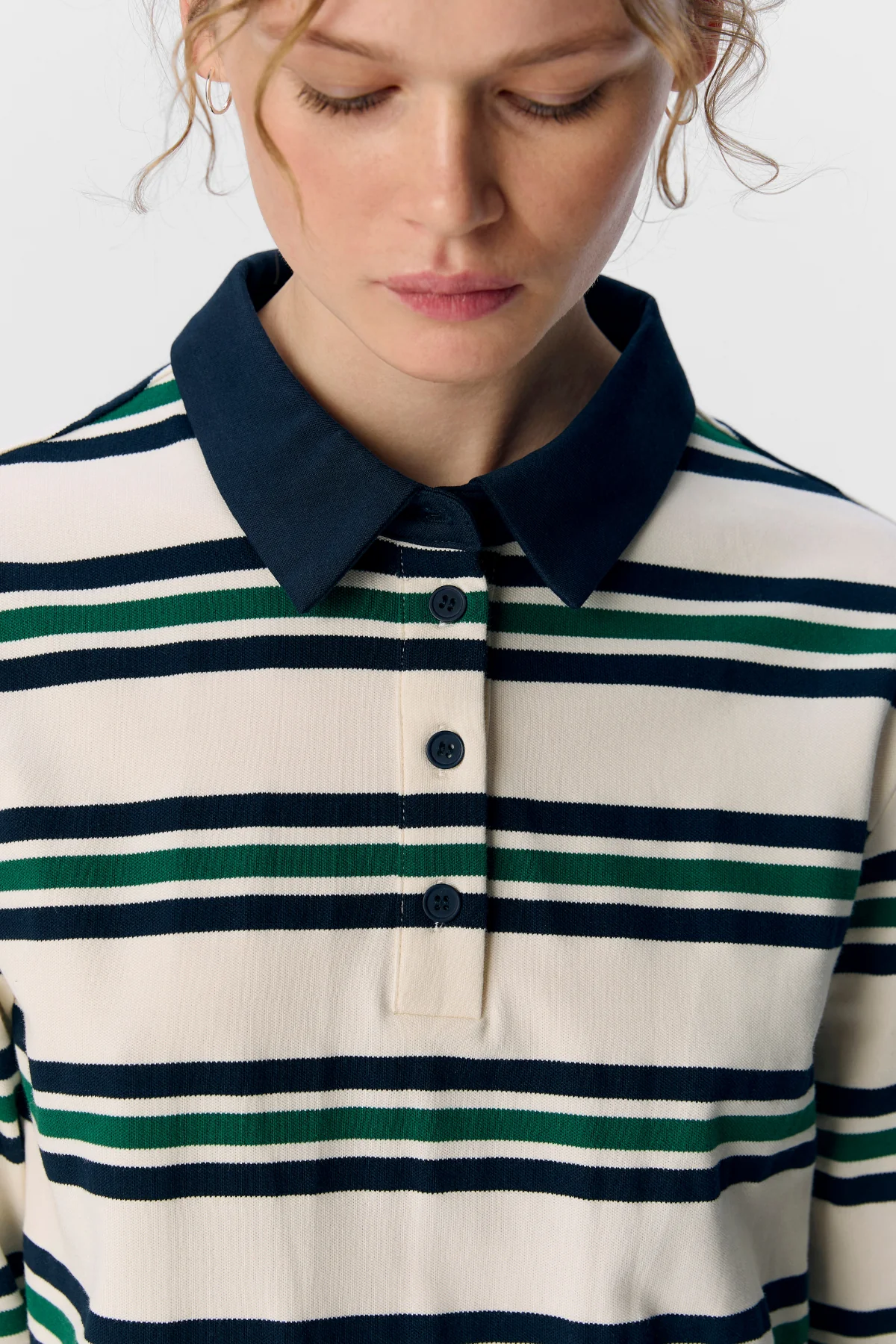 Nana L/S Polo Top - Sky Captain - Image 5
