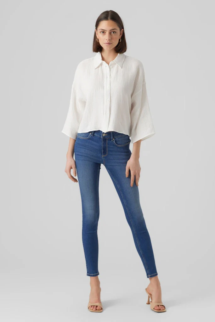 Natali Crop Shirt - Schneewittchen - Image 2