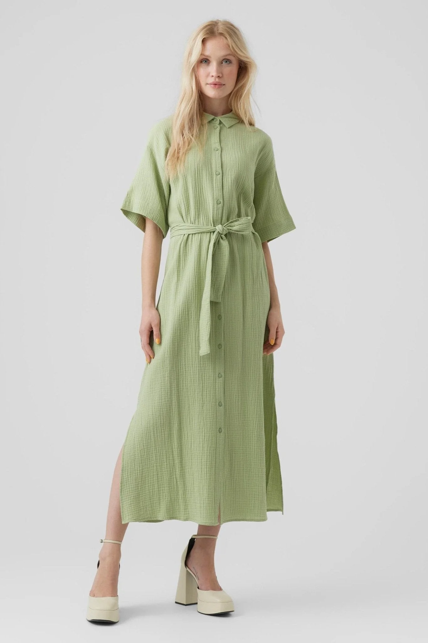 Natali Maxi Kleid - Reseda - Image 2