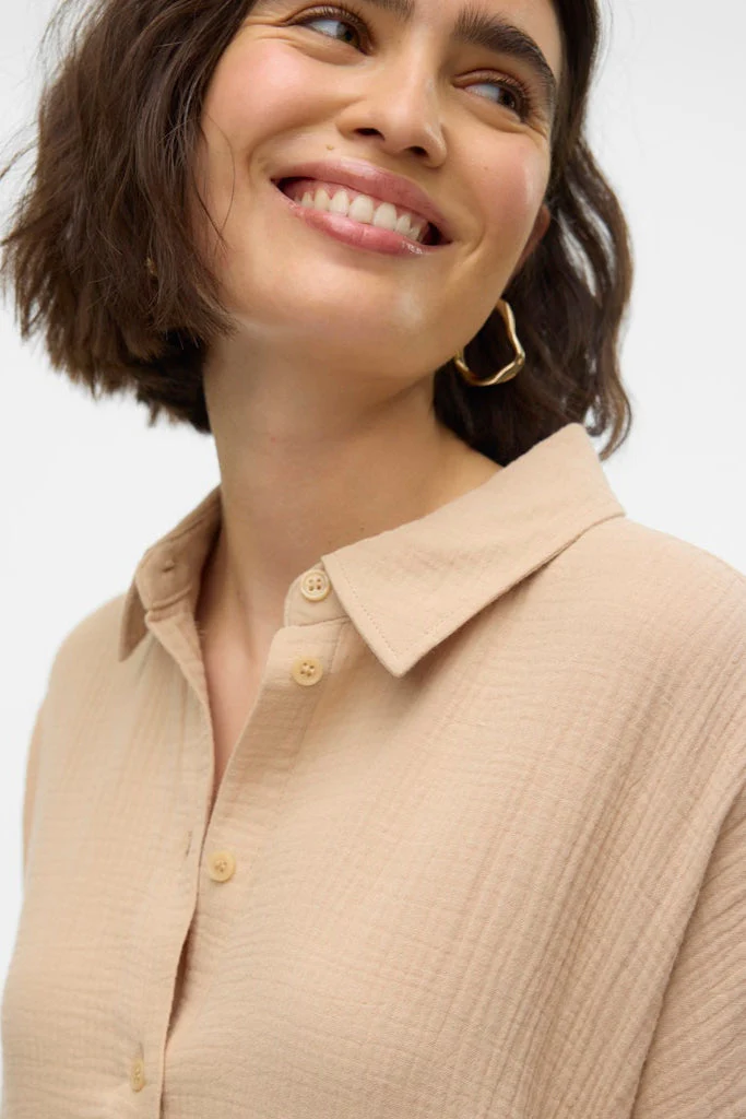Natali Oversized Hemd - irische Creme - Image 4