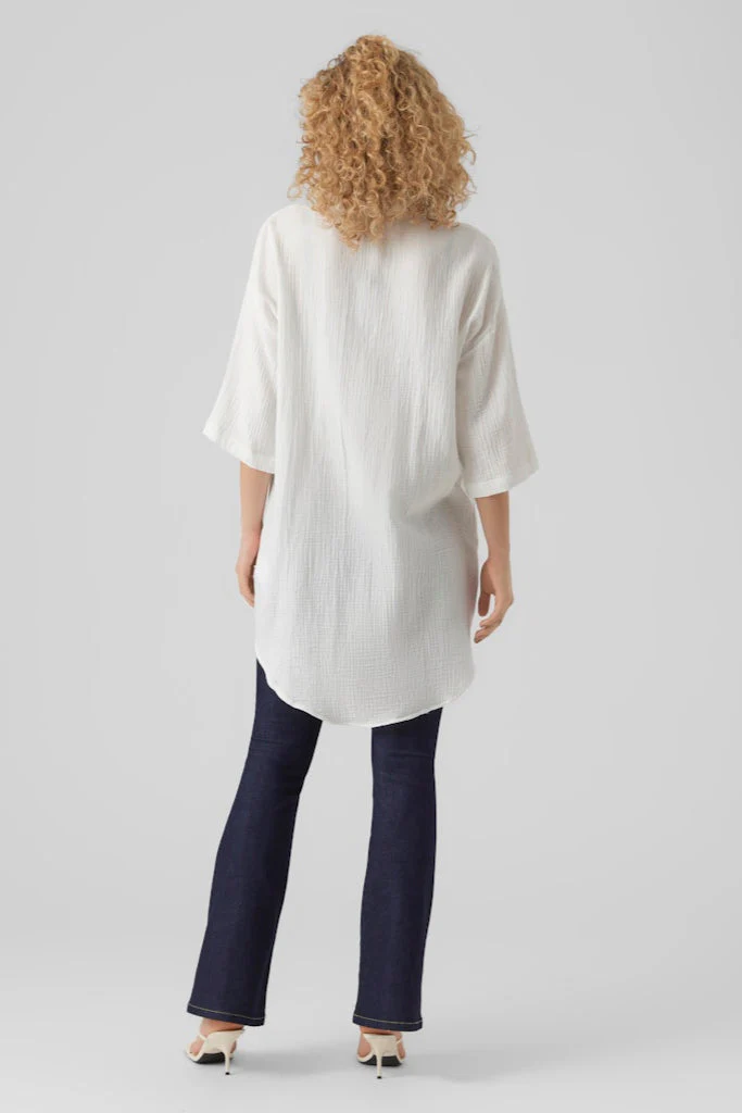 Natali Oversized Hemd - Schneewittchen - Image 2