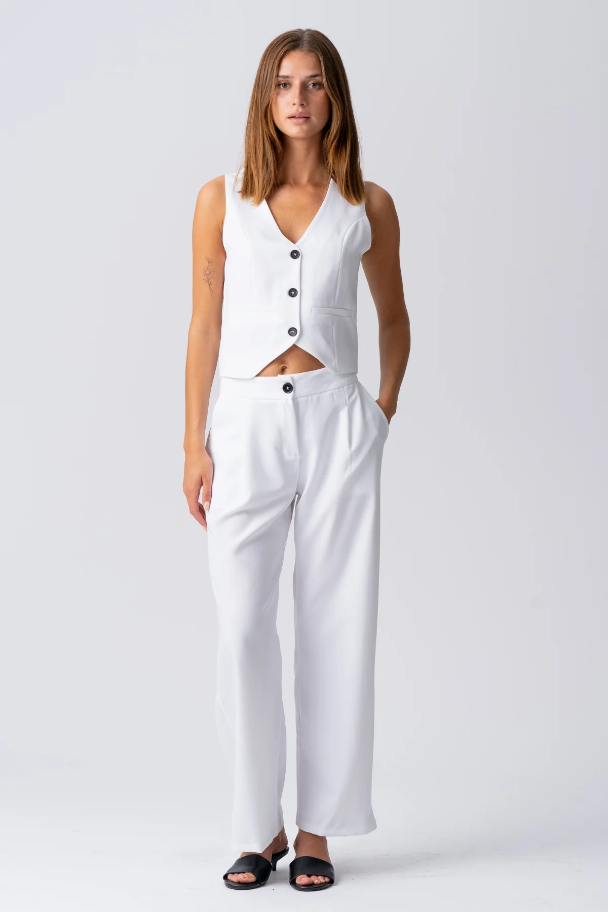 Natalie Pants - Weiß - Image 3
