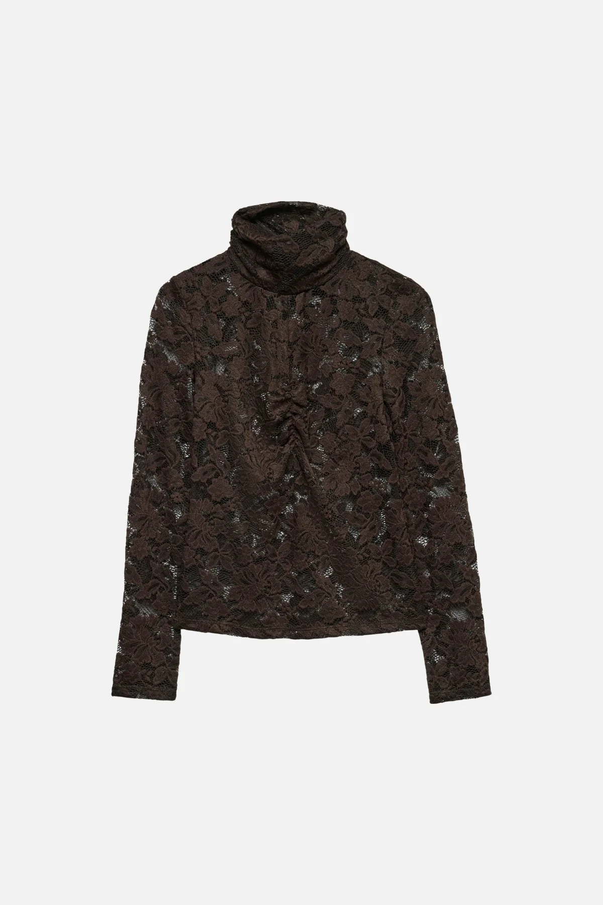 Neline High Neck Top - Schokoladenentwürde - Image 5