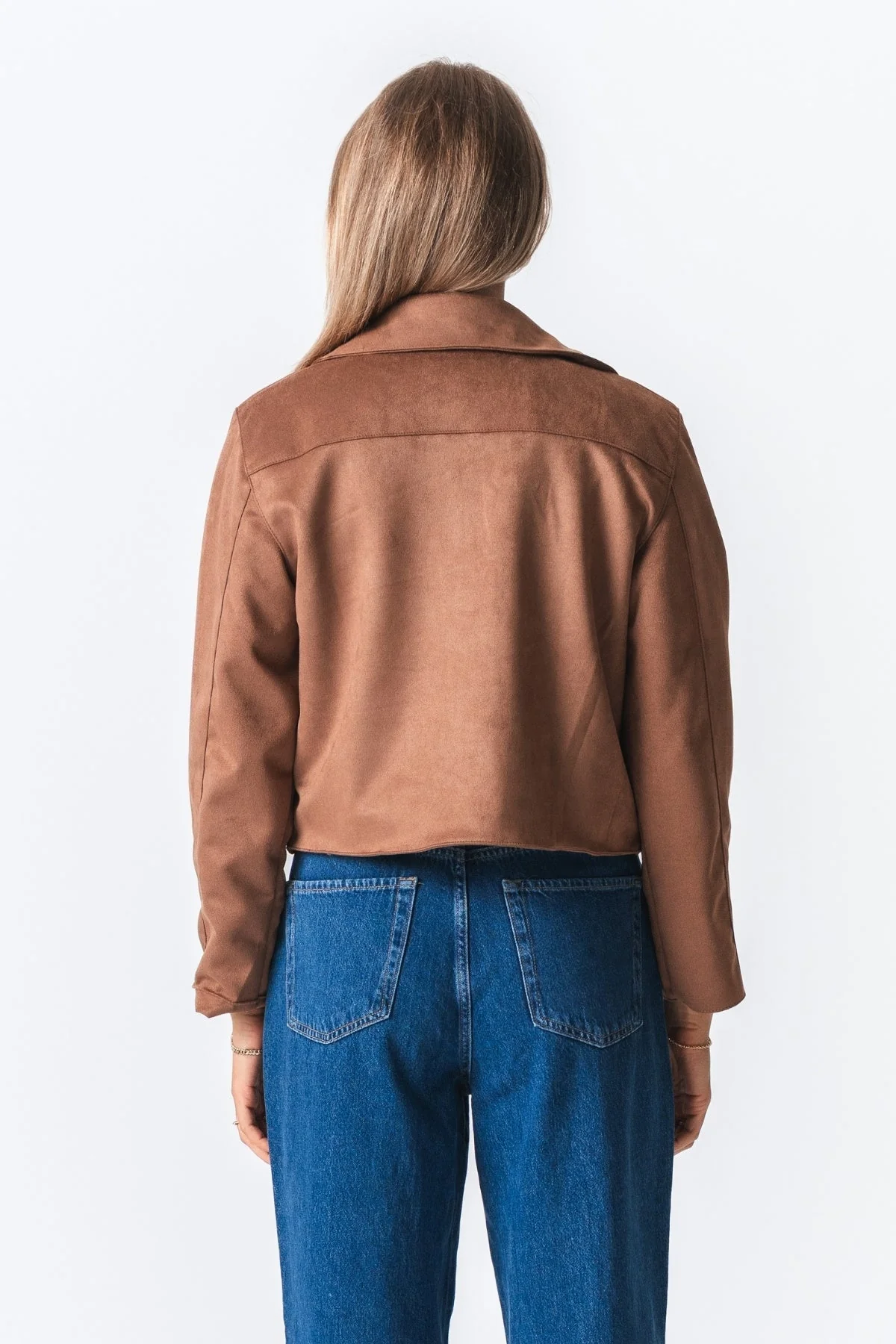 Nelly Short Jacket - Brown - Image 6
