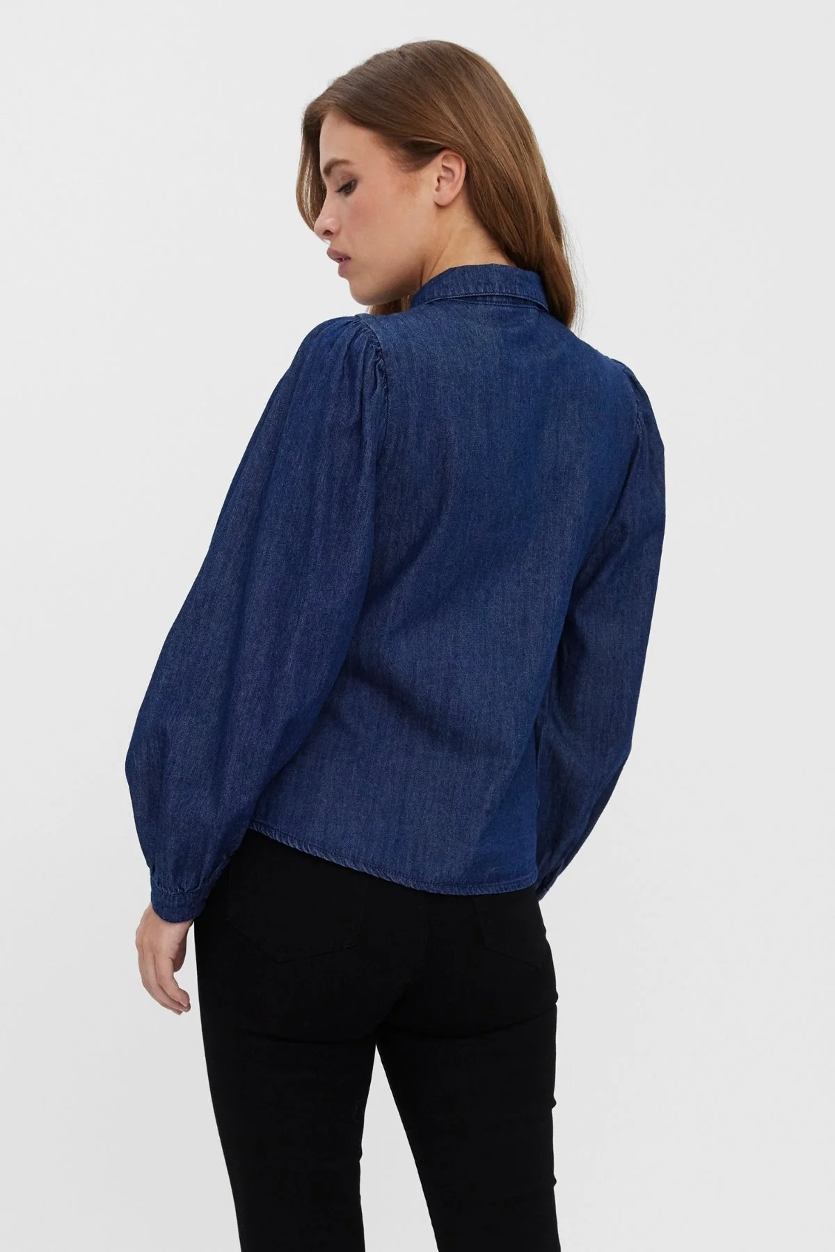 Nily Denim Shirt - Dunkelblauer Denim - Image 3