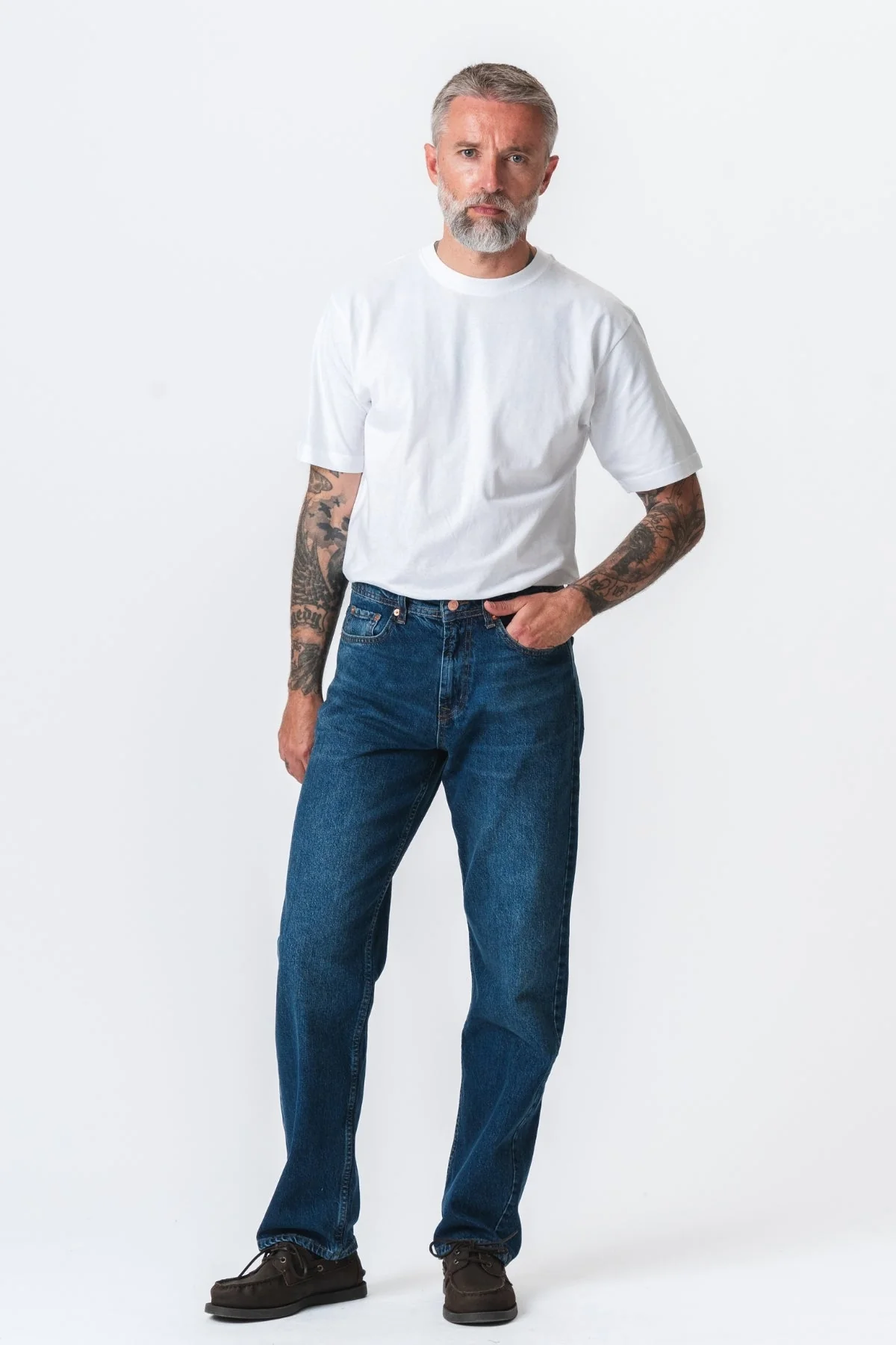 Noah lose Fit Jeans - dunkelblauer Jeans - Image 3