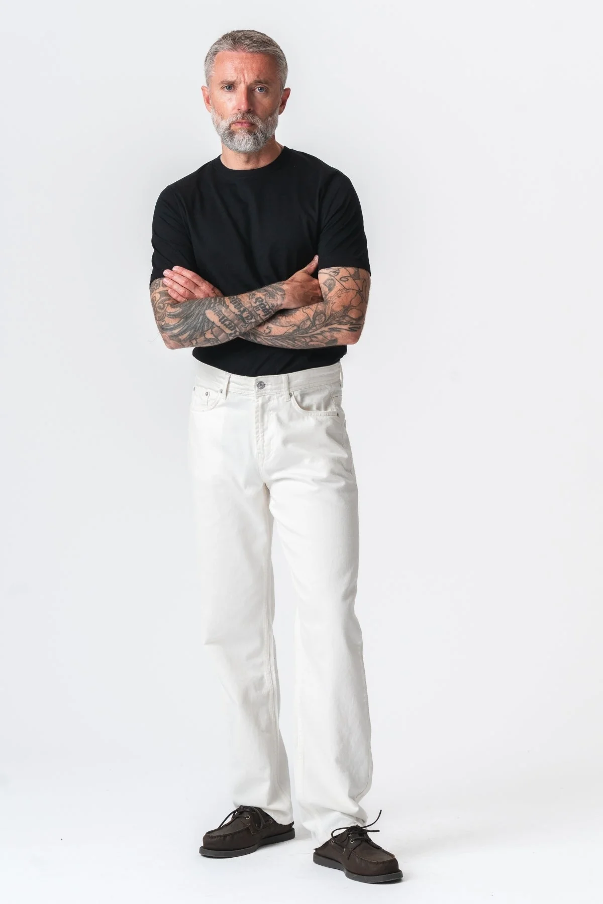 Noah Lose Fit Jeans - weißer Jeans - Image 4