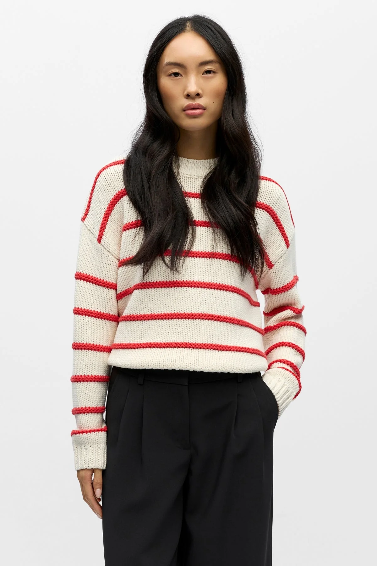 Oda Strickpullover – Birke Weihnachtsstern