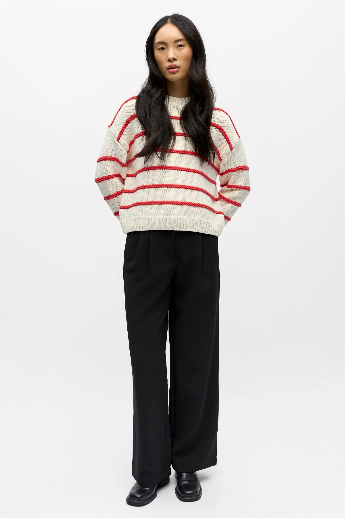 Oda Strickpullover – Birke Weihnachtsstern - Image 2