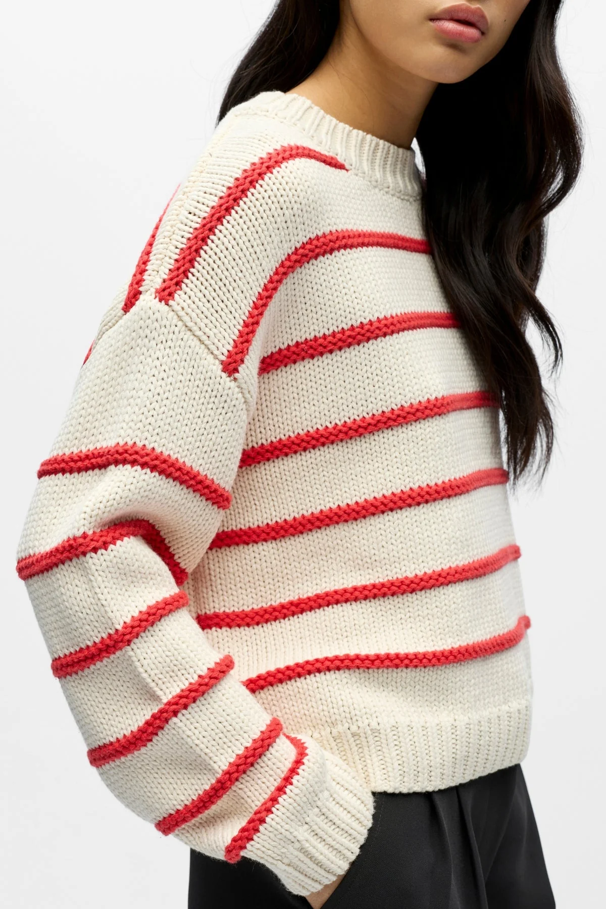 Oda Strickpullover – Birke Weihnachtsstern - Image 3