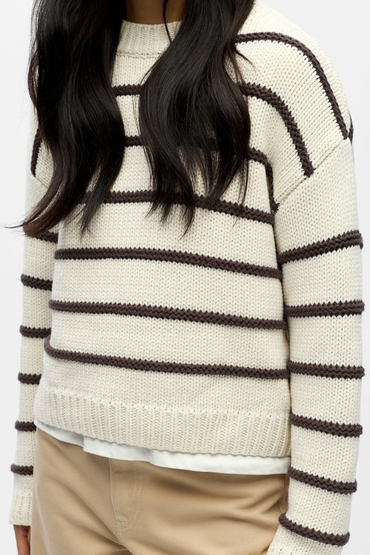 Oda Strickpullover – Birch Seal Brown - Image 3