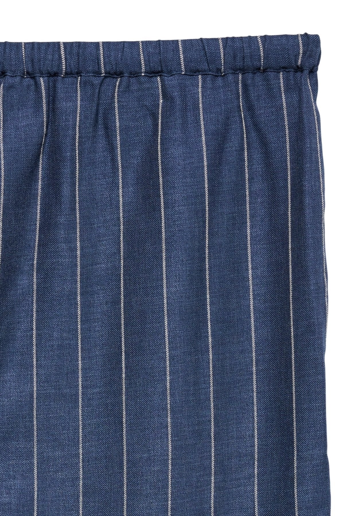 Odette WideTrousers – Dunkler Denim / Weiß - Image 2