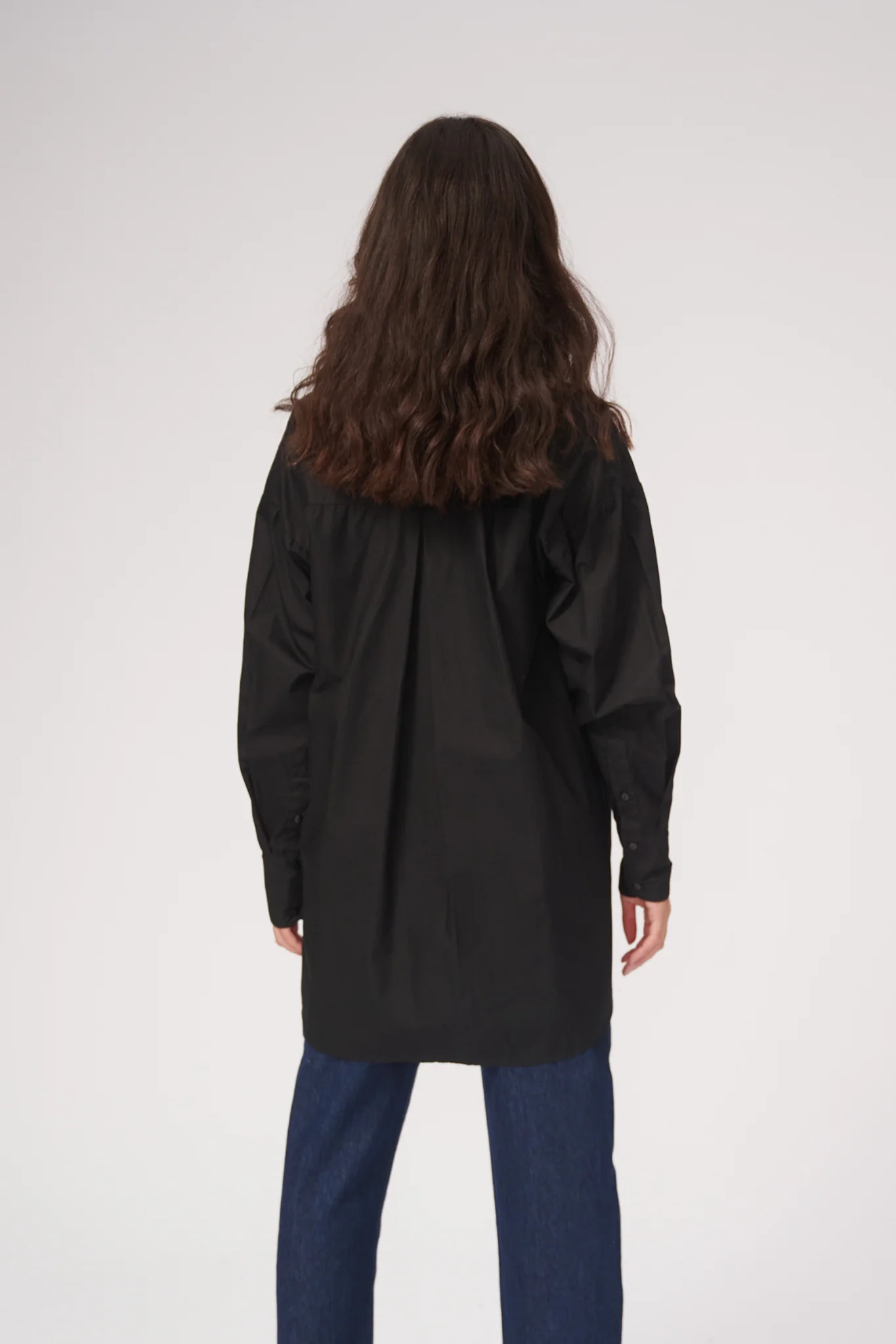 Oversized Hemd - schwarz - Image 5