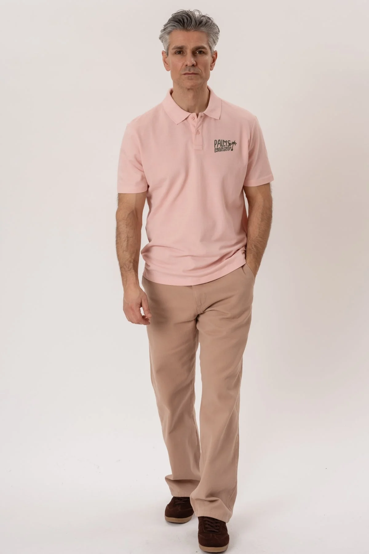 Palms Polo - Pfirsich - Image 3
