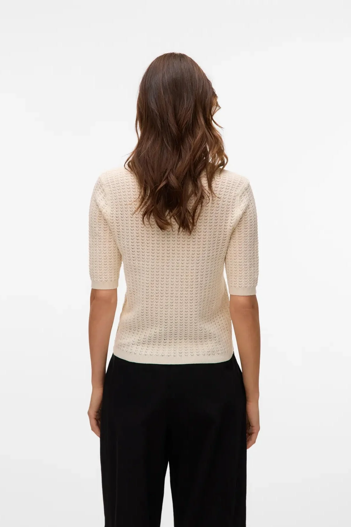 Panama 2/4-Strickjacke – Birke - Image 4