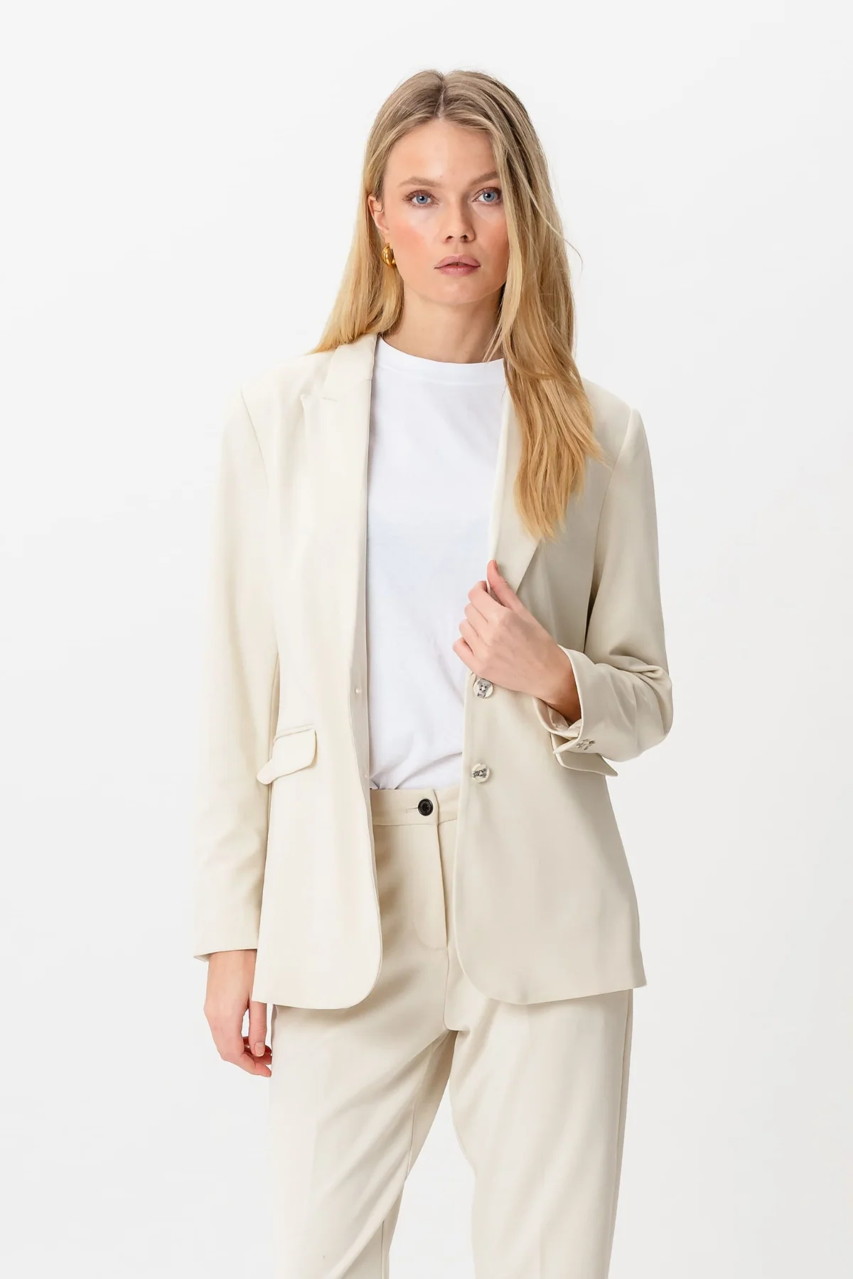 Blazer mit klassischer Passform – Birke - Image 6