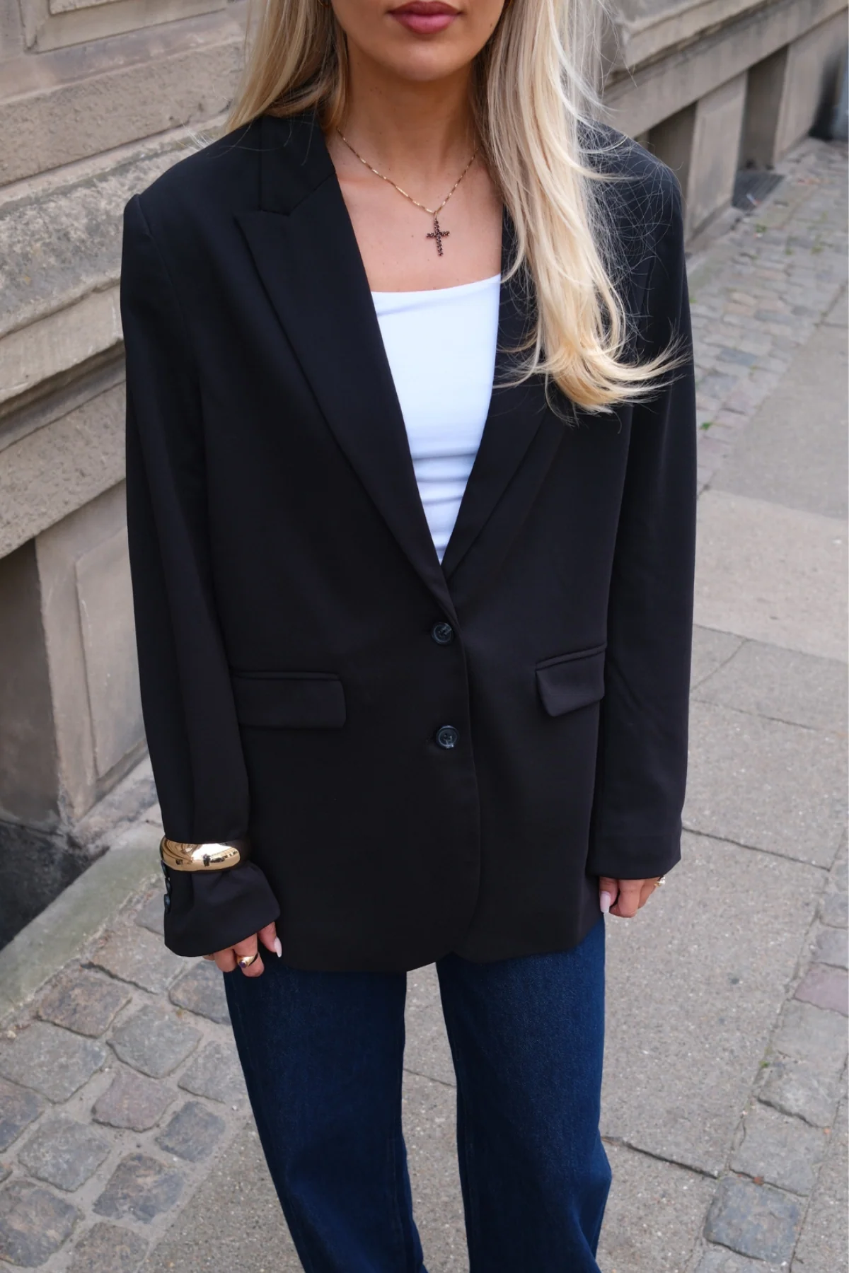 Blazer mit klassischer Passform – Marineblau - Image 5