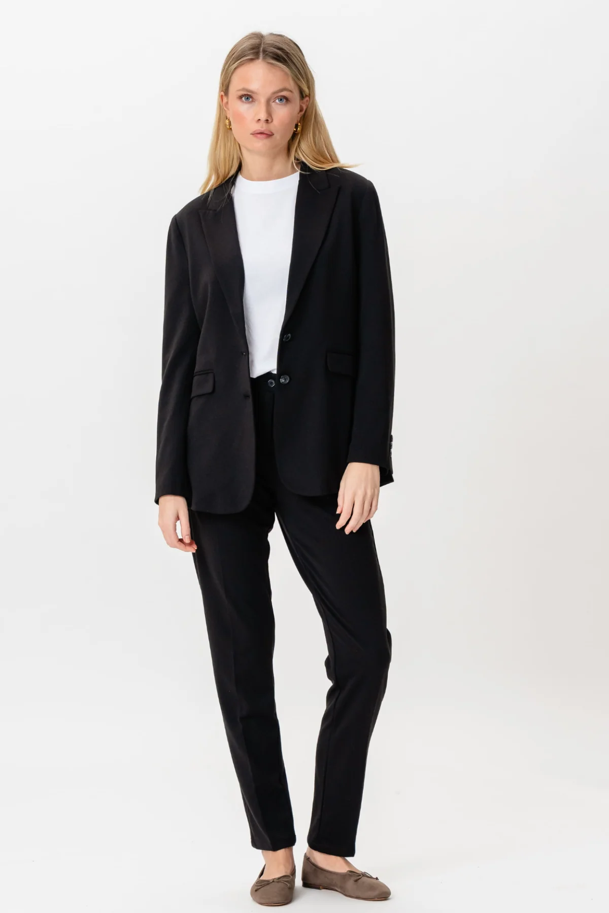 Blazer mit klassischer Passform - Schwarz - Image 11