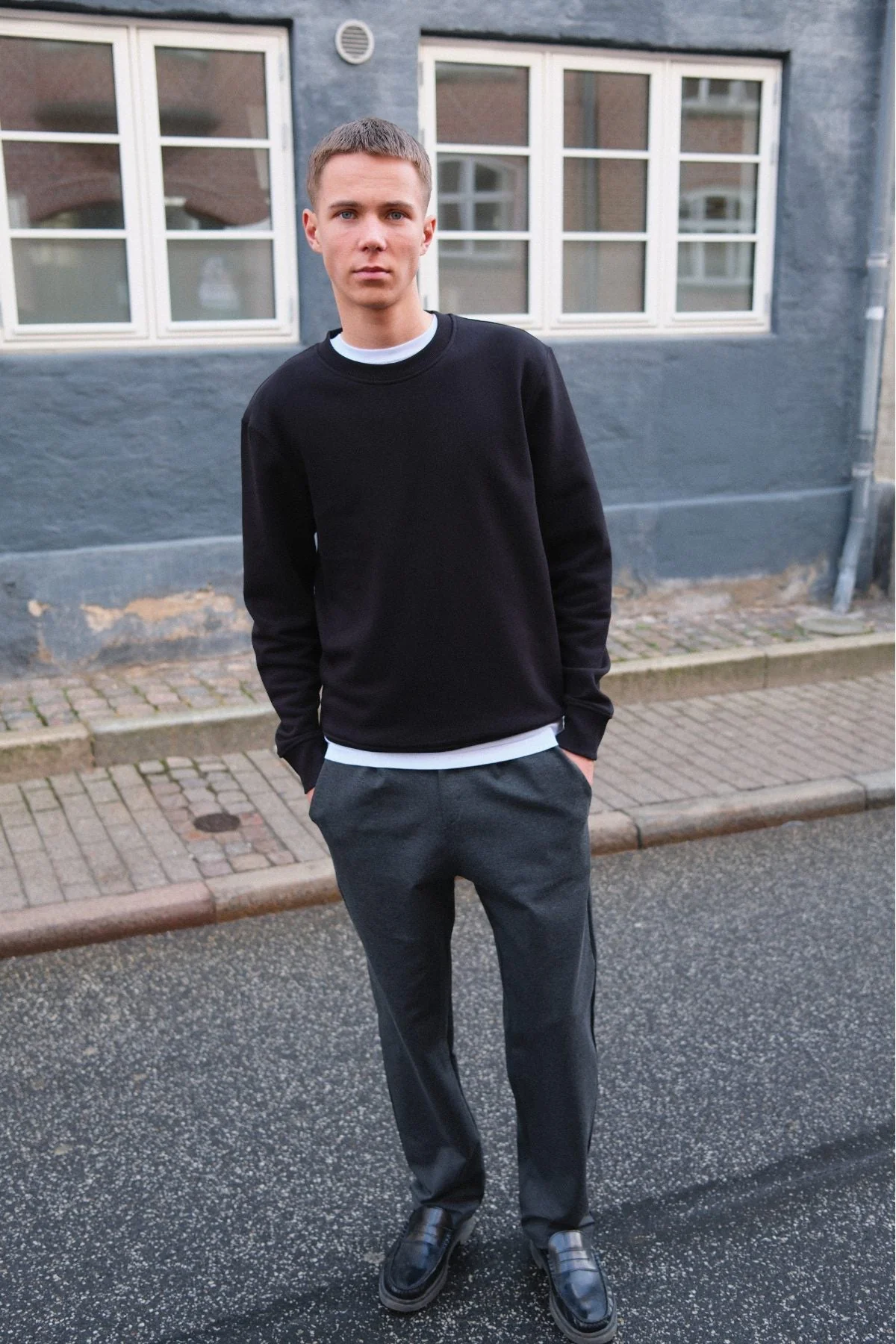 Performance Pants Breit - melange grau - Image 4
