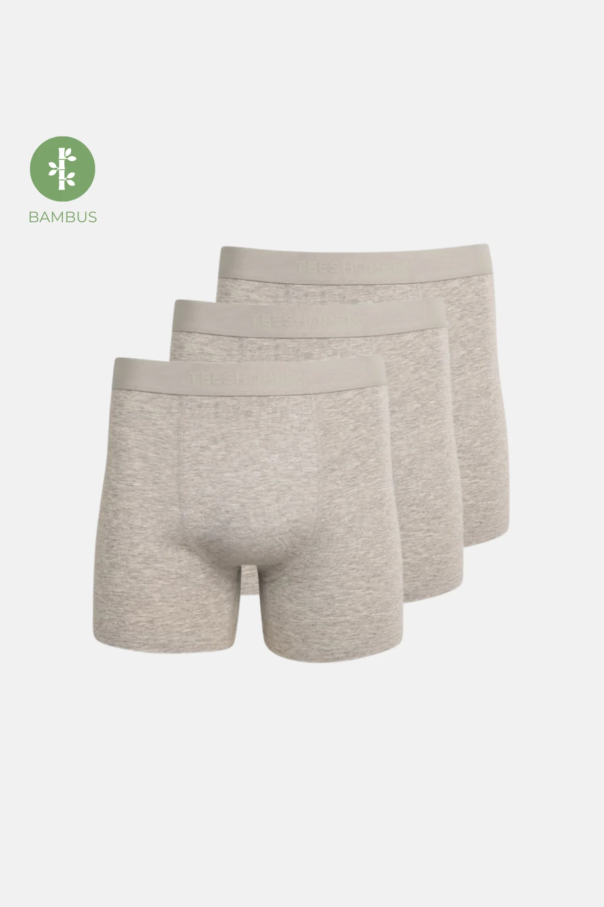 Performance Trunks Bambus 3 -Pack - graue Melange