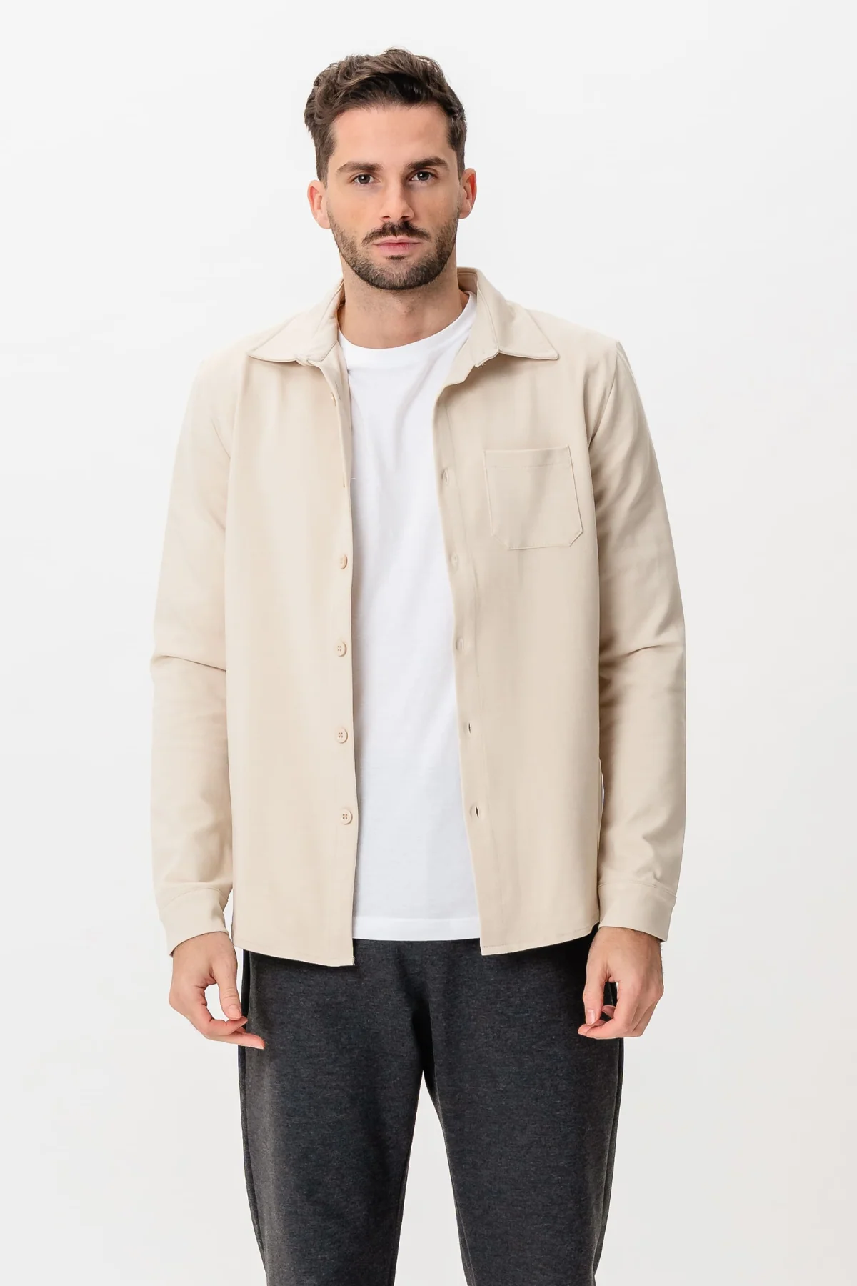 Performance Überhemd - Beige - Image 5