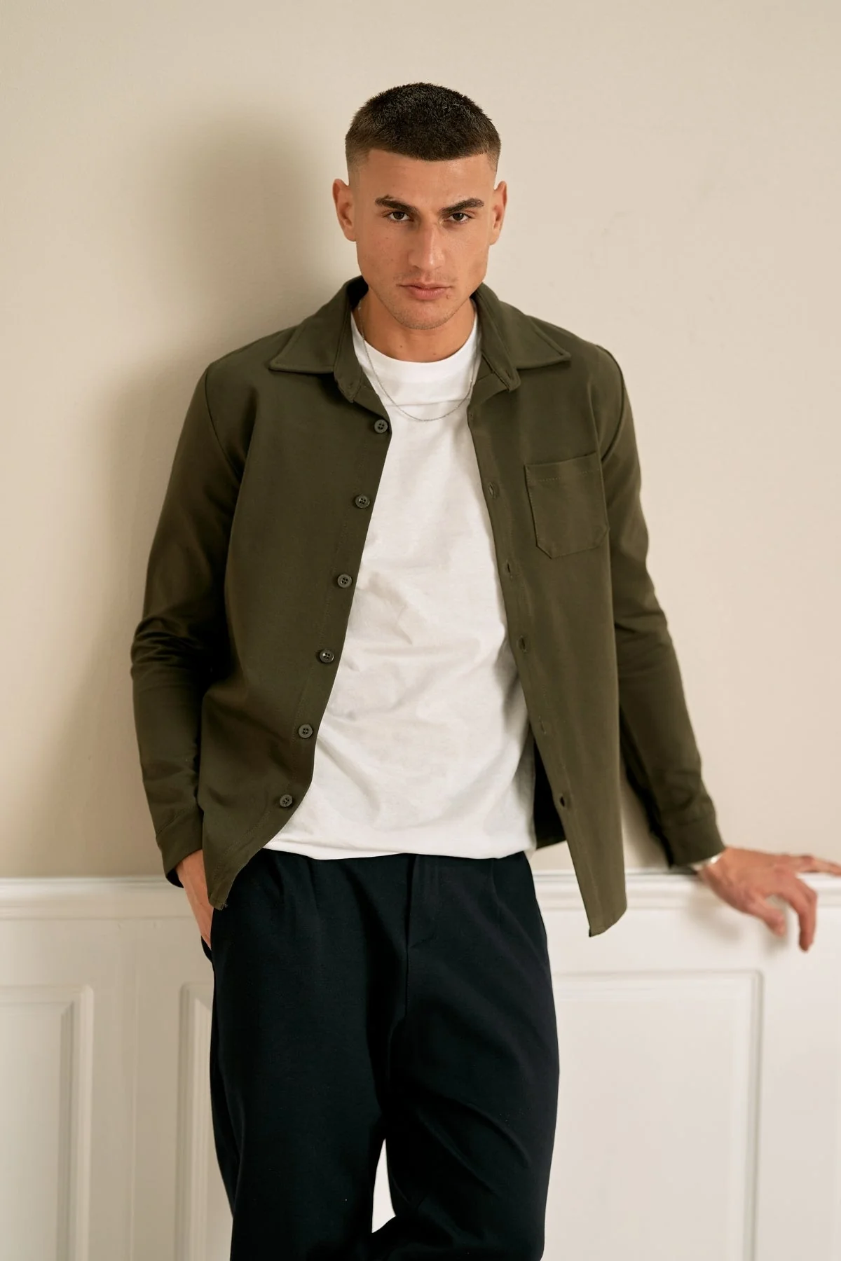 Performance Überhemd - Olive - Image 3