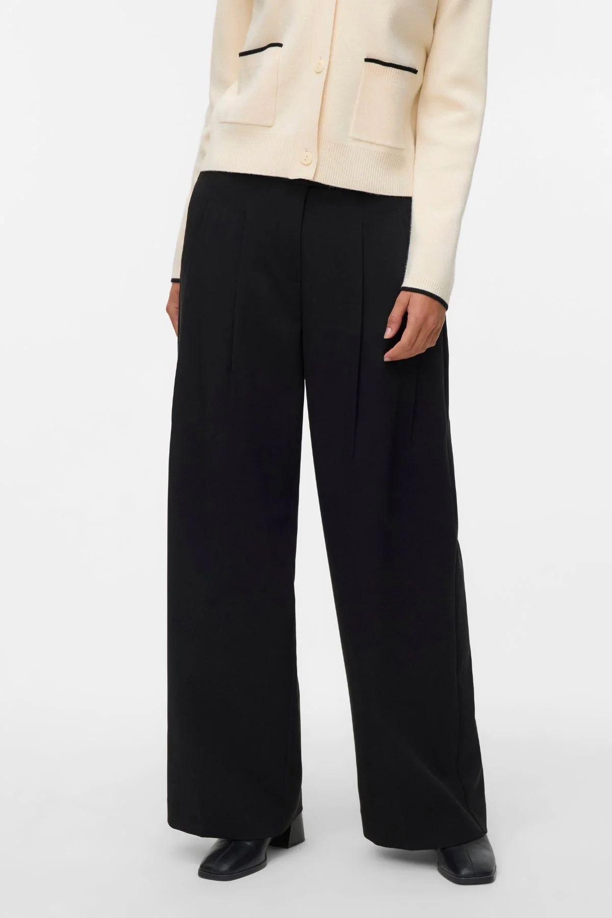 Philine Weite Hose - Schwarz