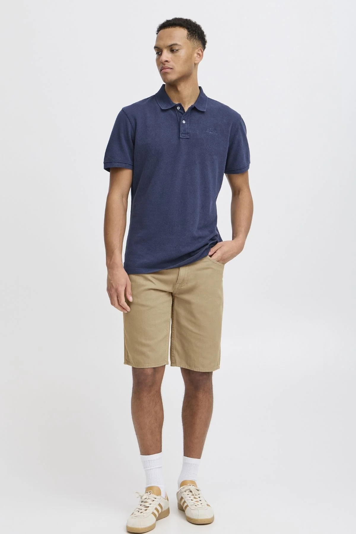 Philip Denim Shorts - Beige - Image 2