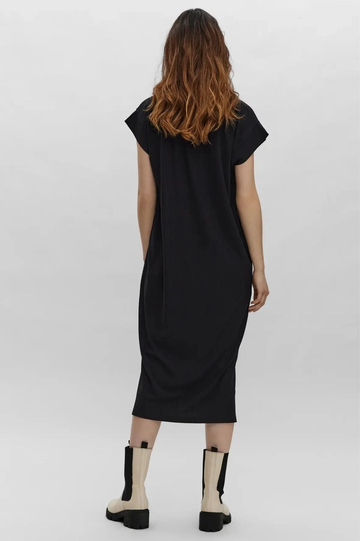 Phoenixy Wadenkleid mit Flügelärmeln - Schwarz - Image 2