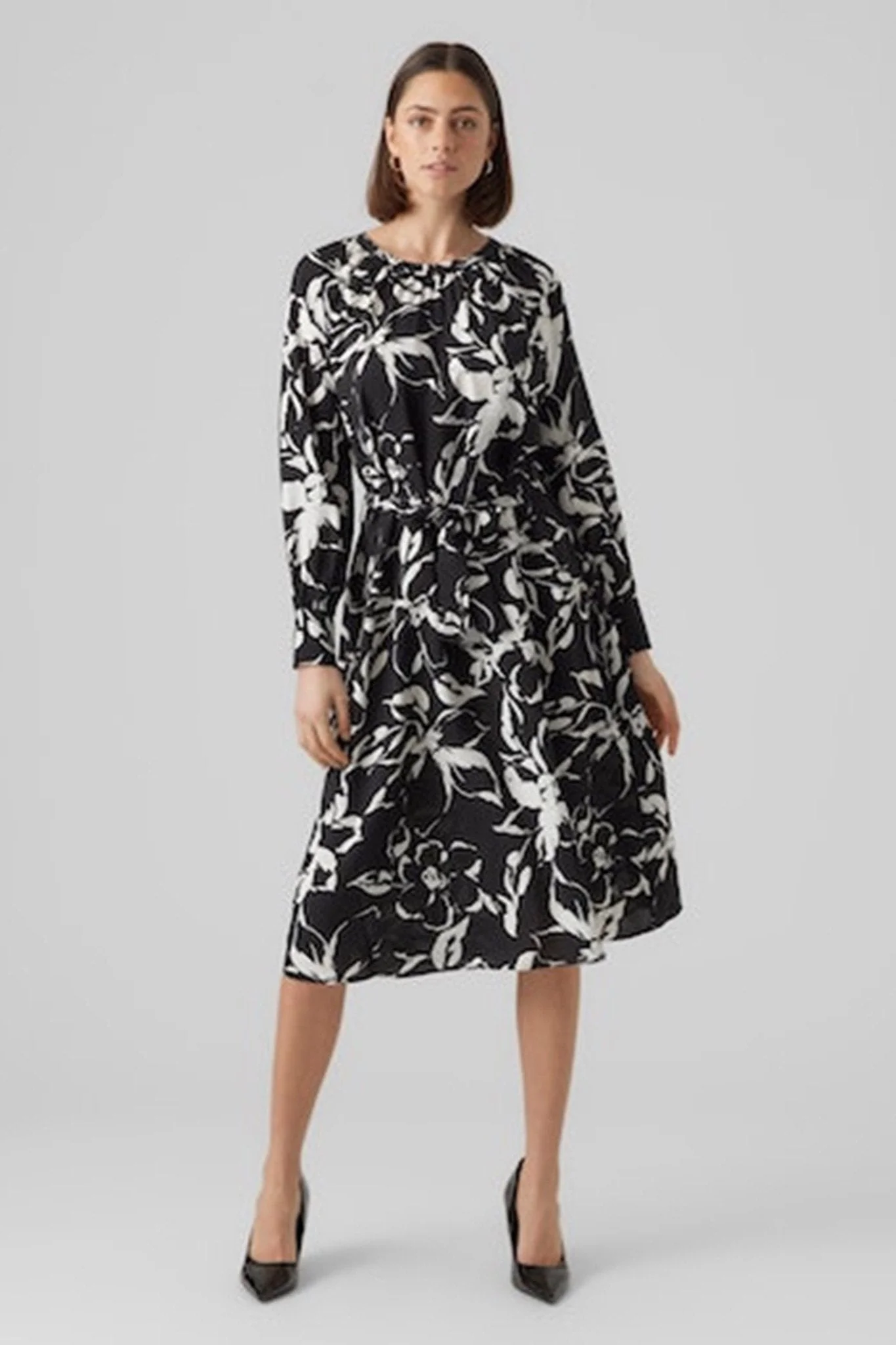 Polliana Maxi Kjole - Blume schwarz - Image 3