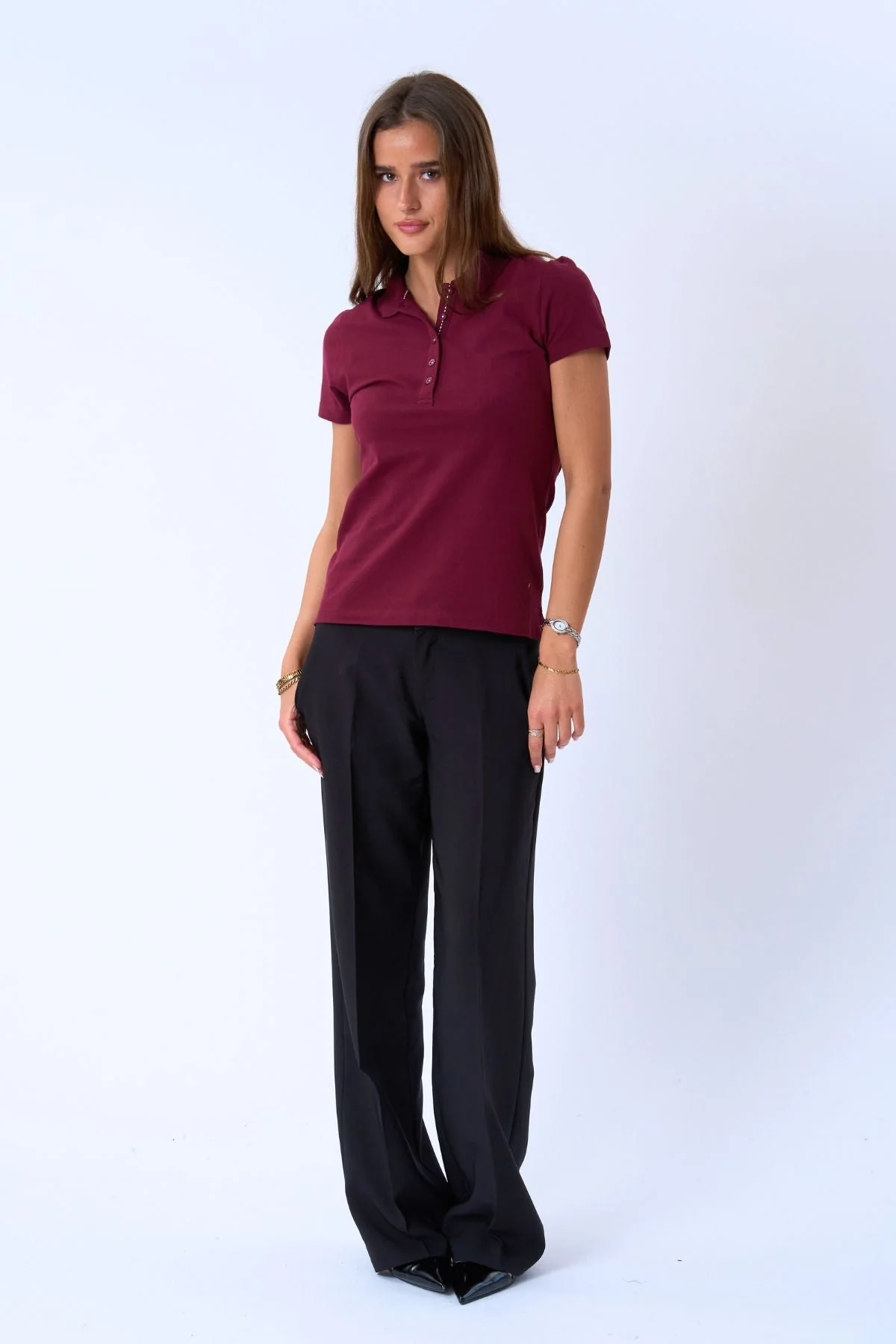 Poloshirt - Burgund - Image 3