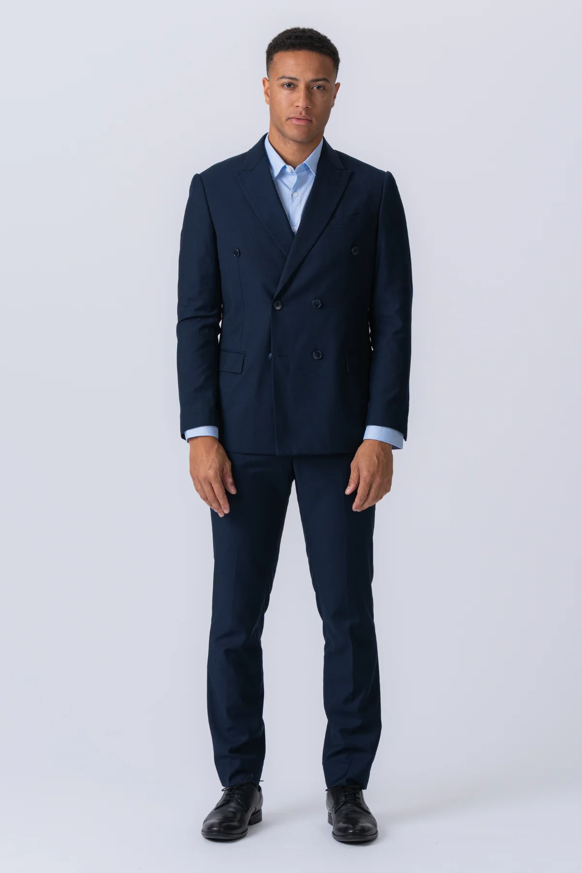 Premium Zweireiher-Anzug (Navy) - Image 2