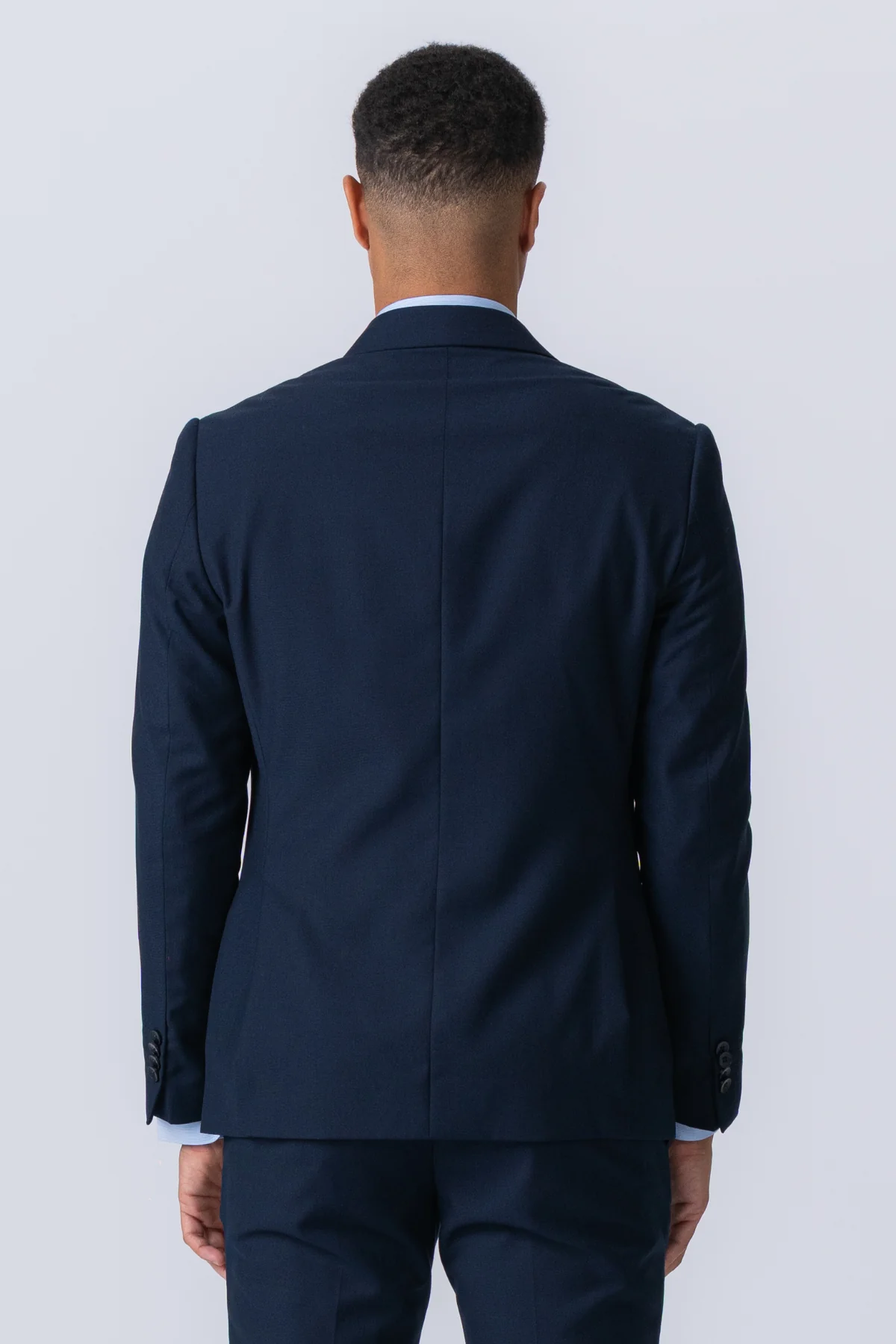Premium Double Breasted Blazer - Marine - Image 7