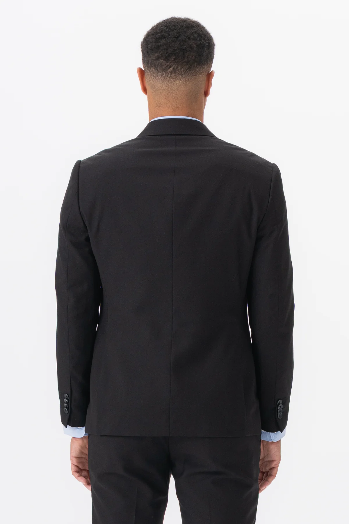 Premium Double Breasted Blazer - Schwarz - Image 9