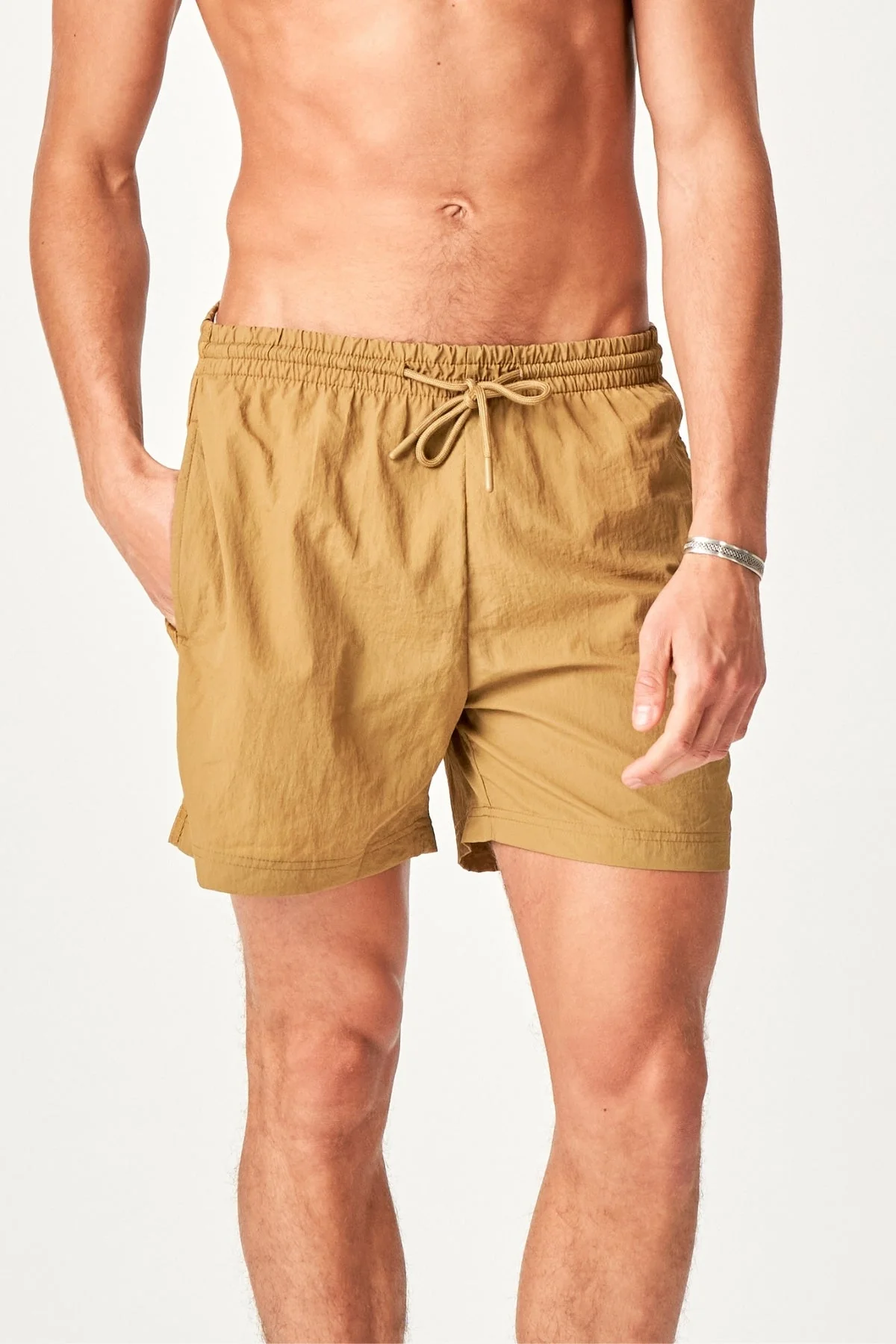 Premium -Schwimmen Shorts - Khaki - Image 3