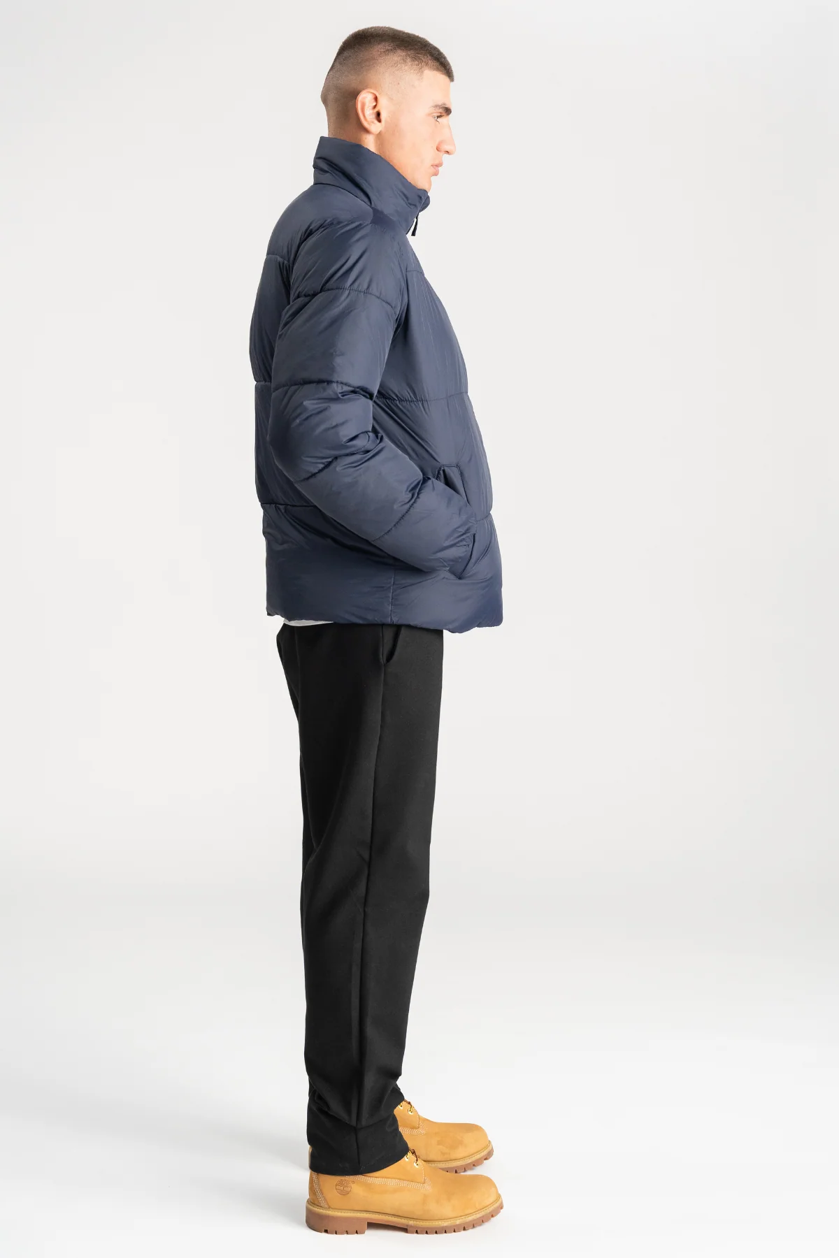 Pufferjacke - Marineblau - Image 9