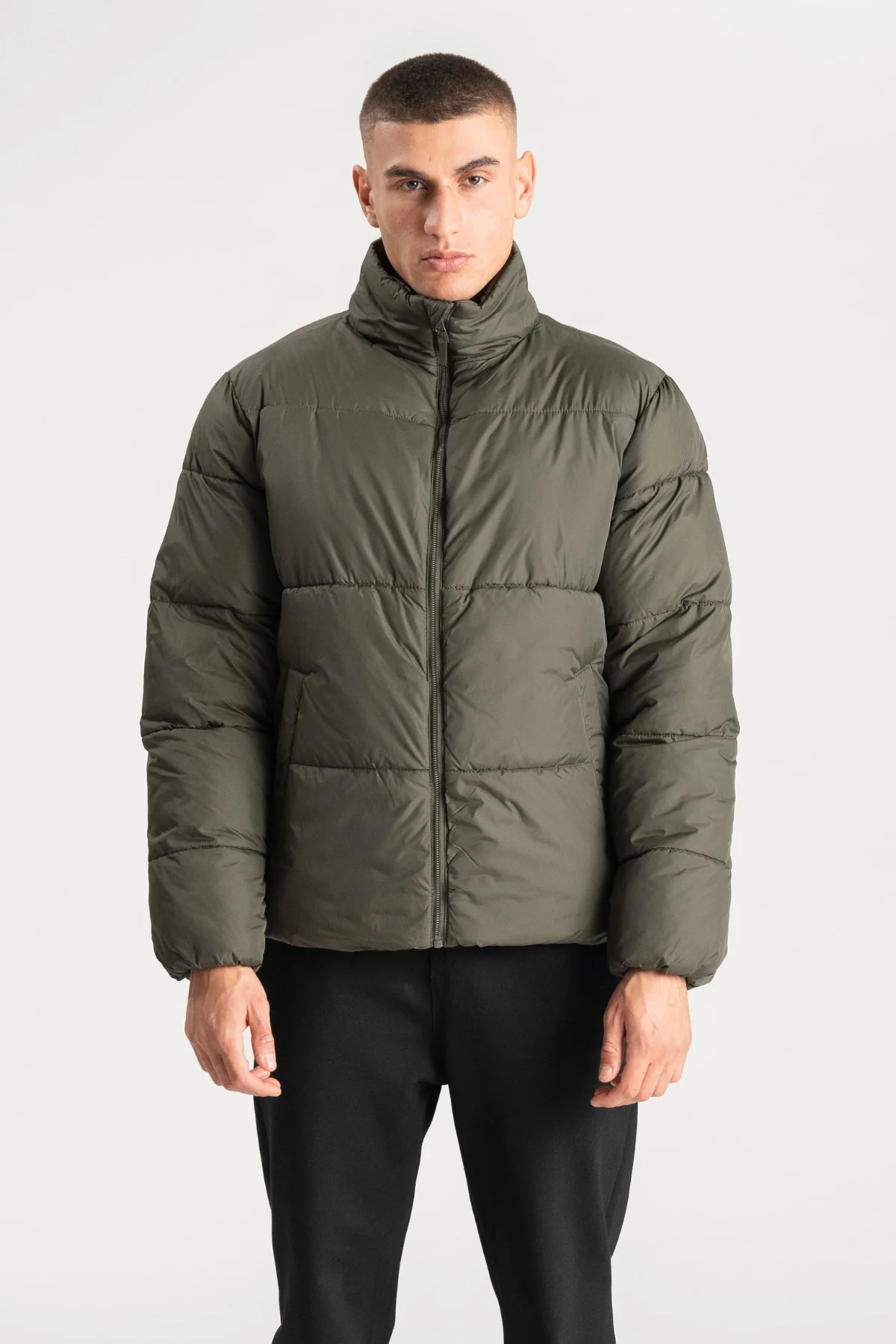 Pufferjacke - Olive - Image 8