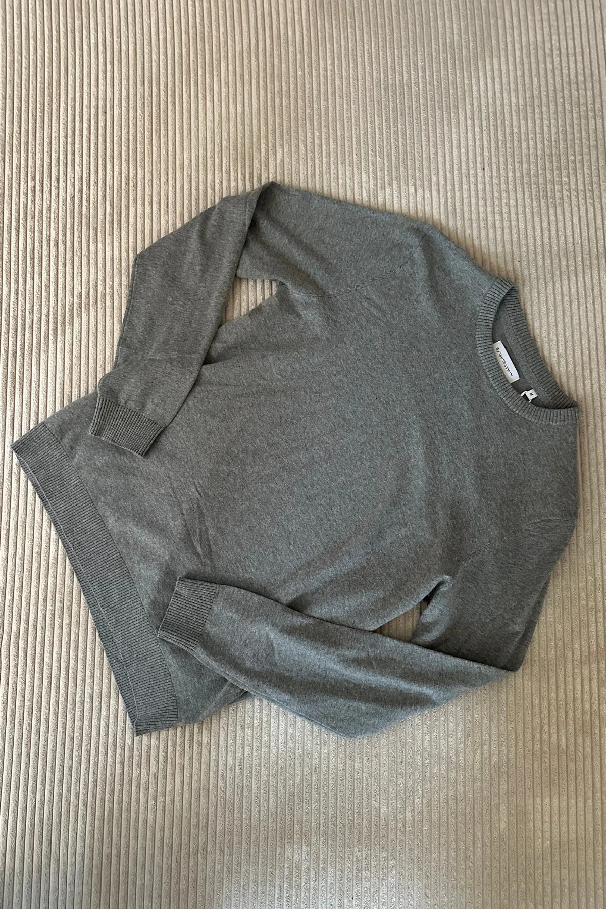 Pullover Roundneck - graue Melange - Image 11