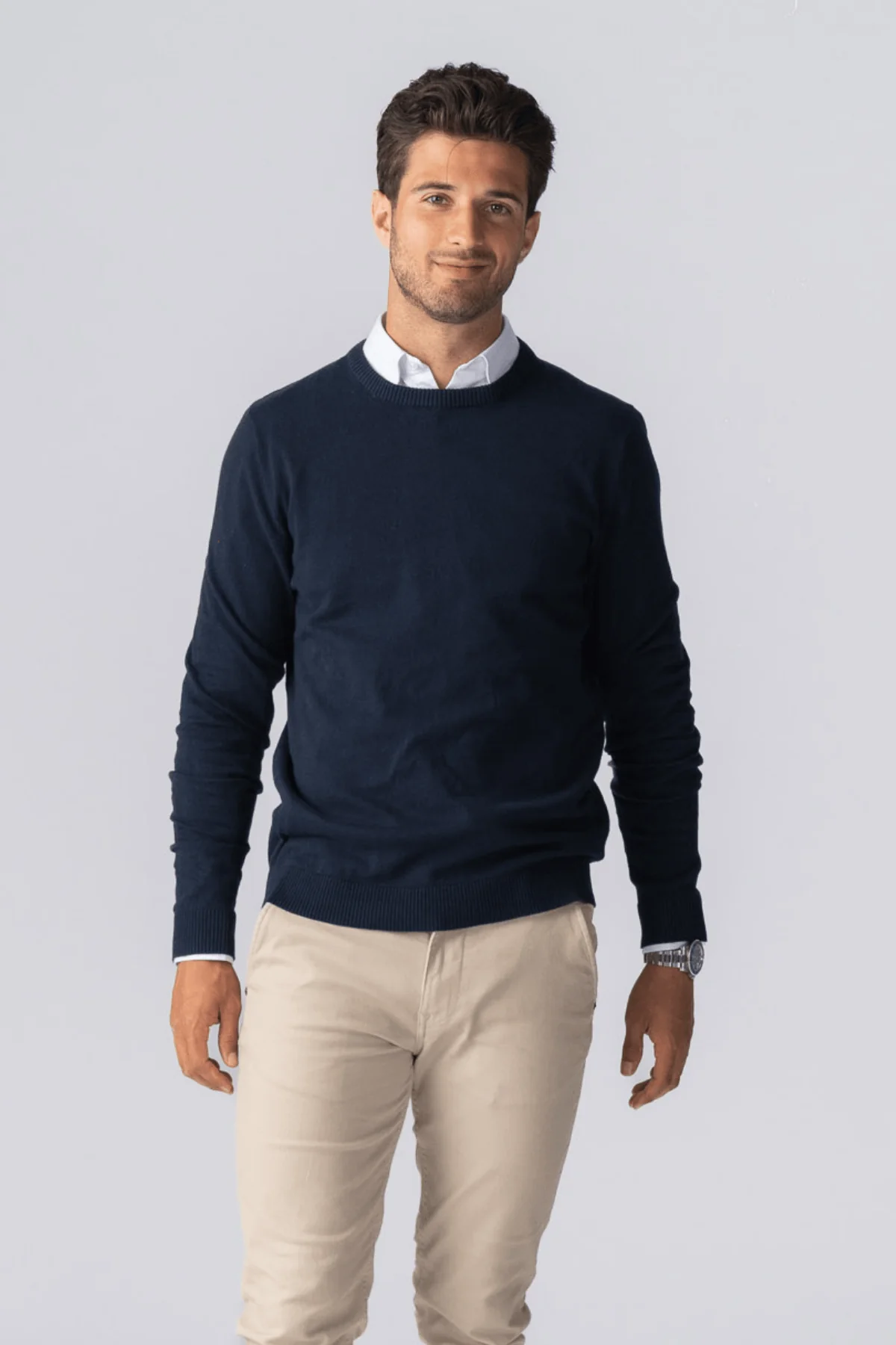 Pullover Roundneck - Marine