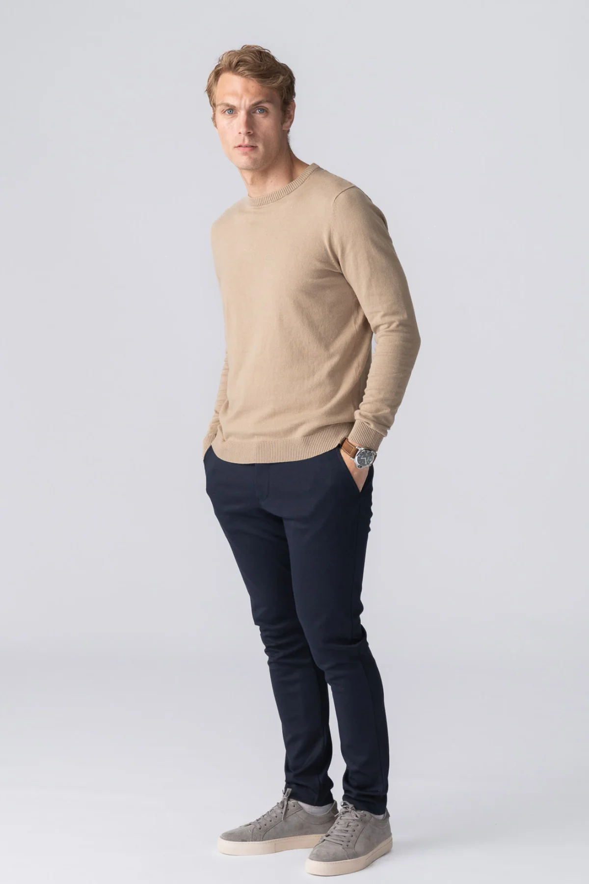 Pullover Roundneck - Sand - Image 8