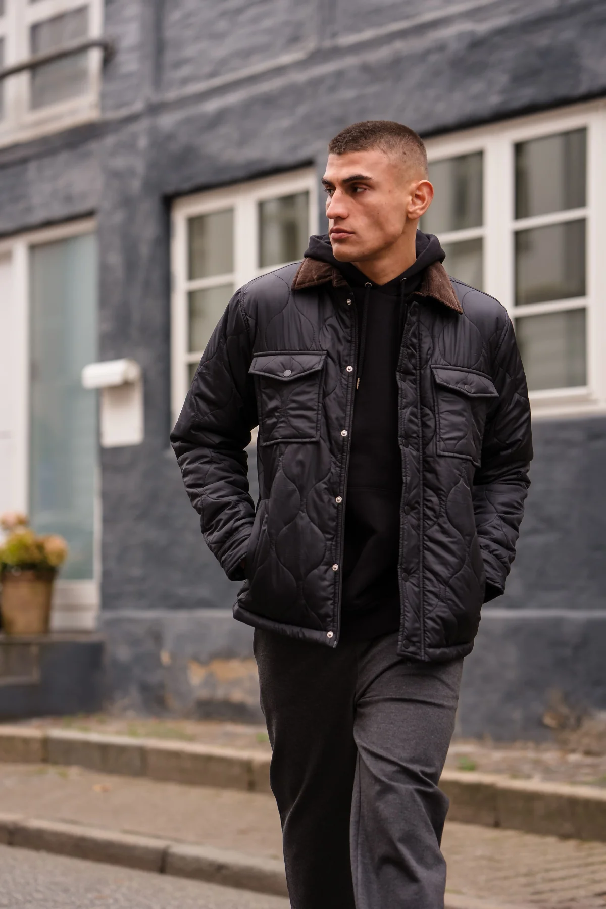 Steppjacke - Schwarz - Image 6